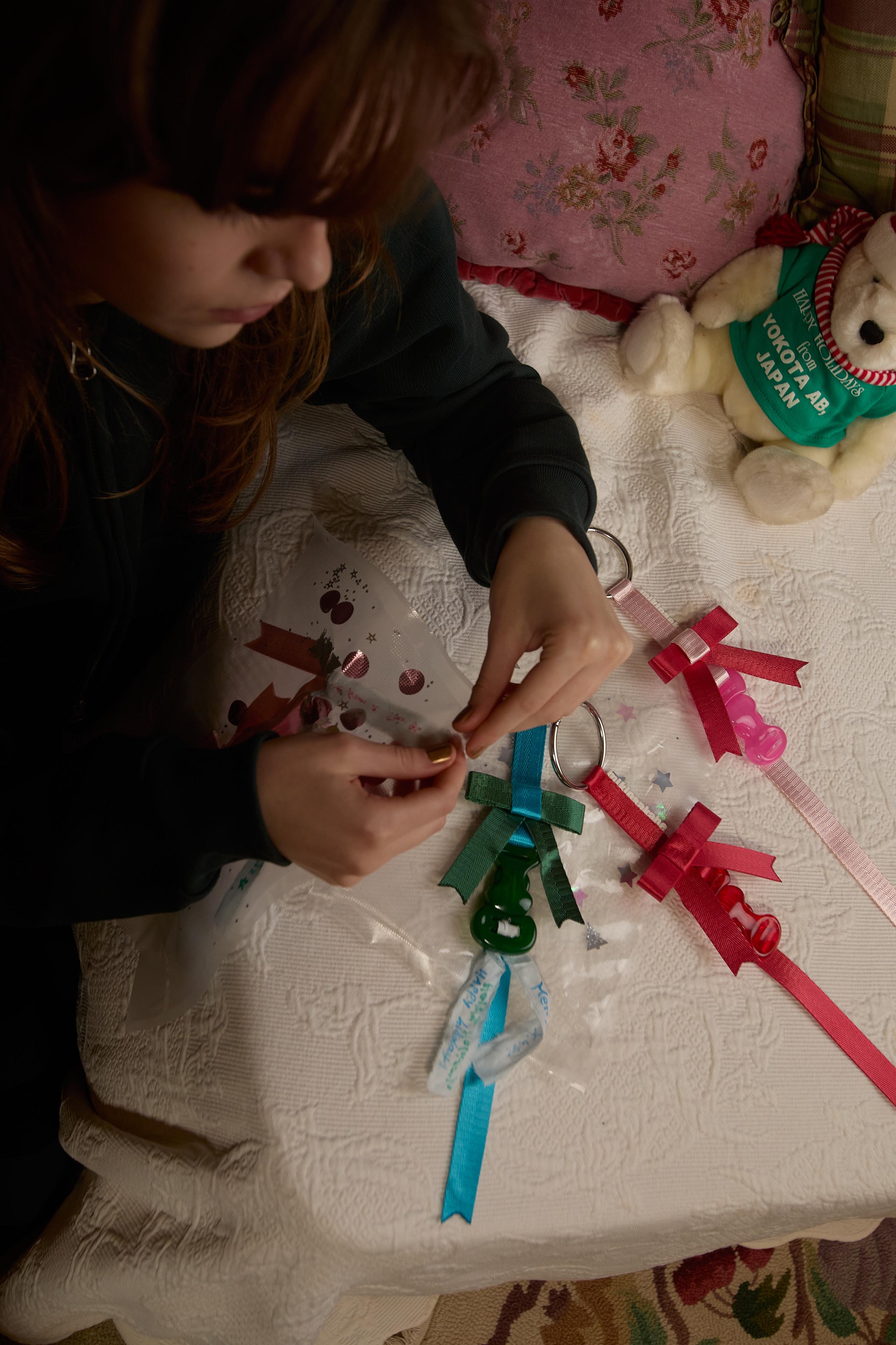 Butterfly Bag Charm Blue