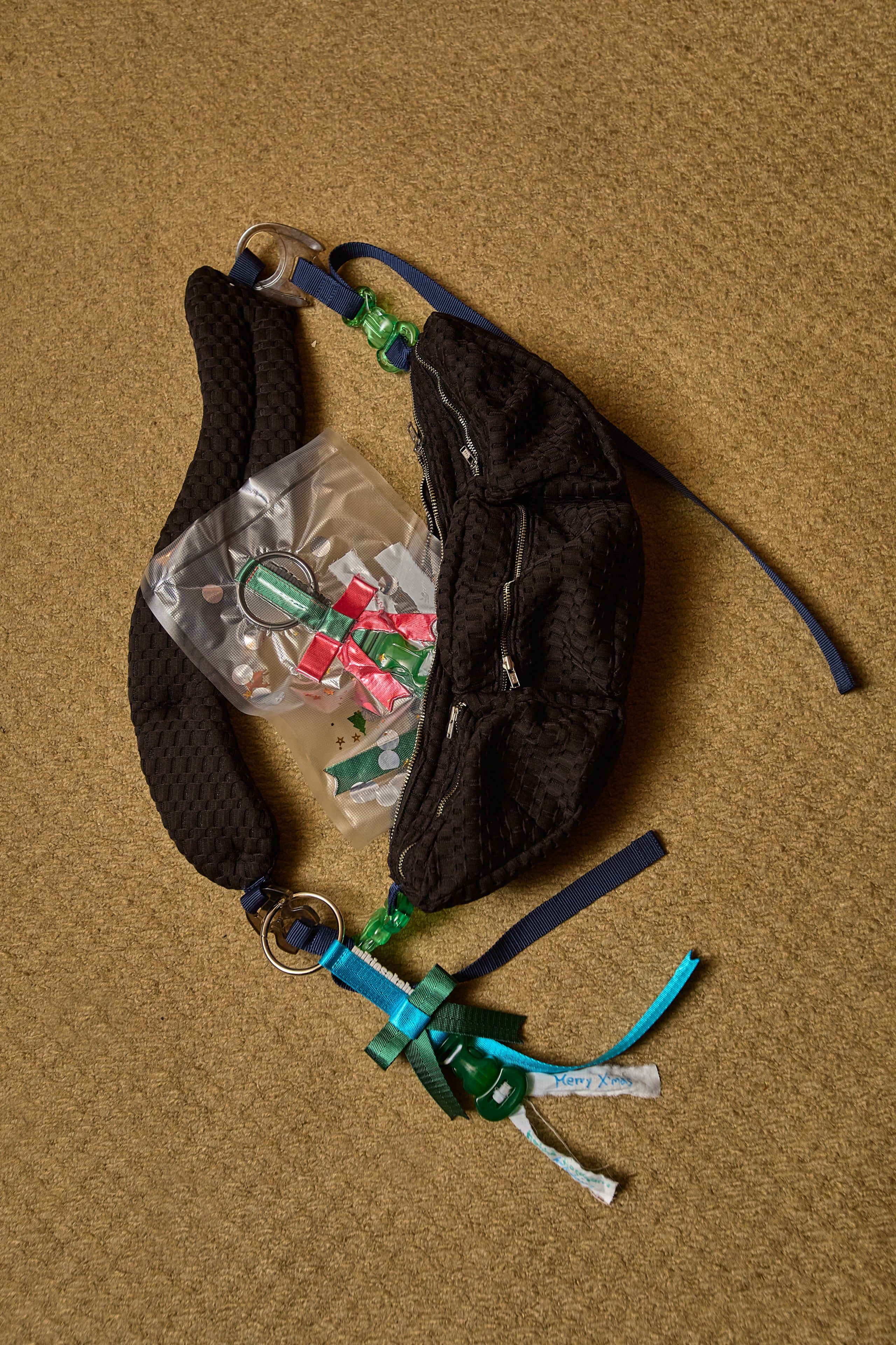 Butterfly Bag Charm Blue