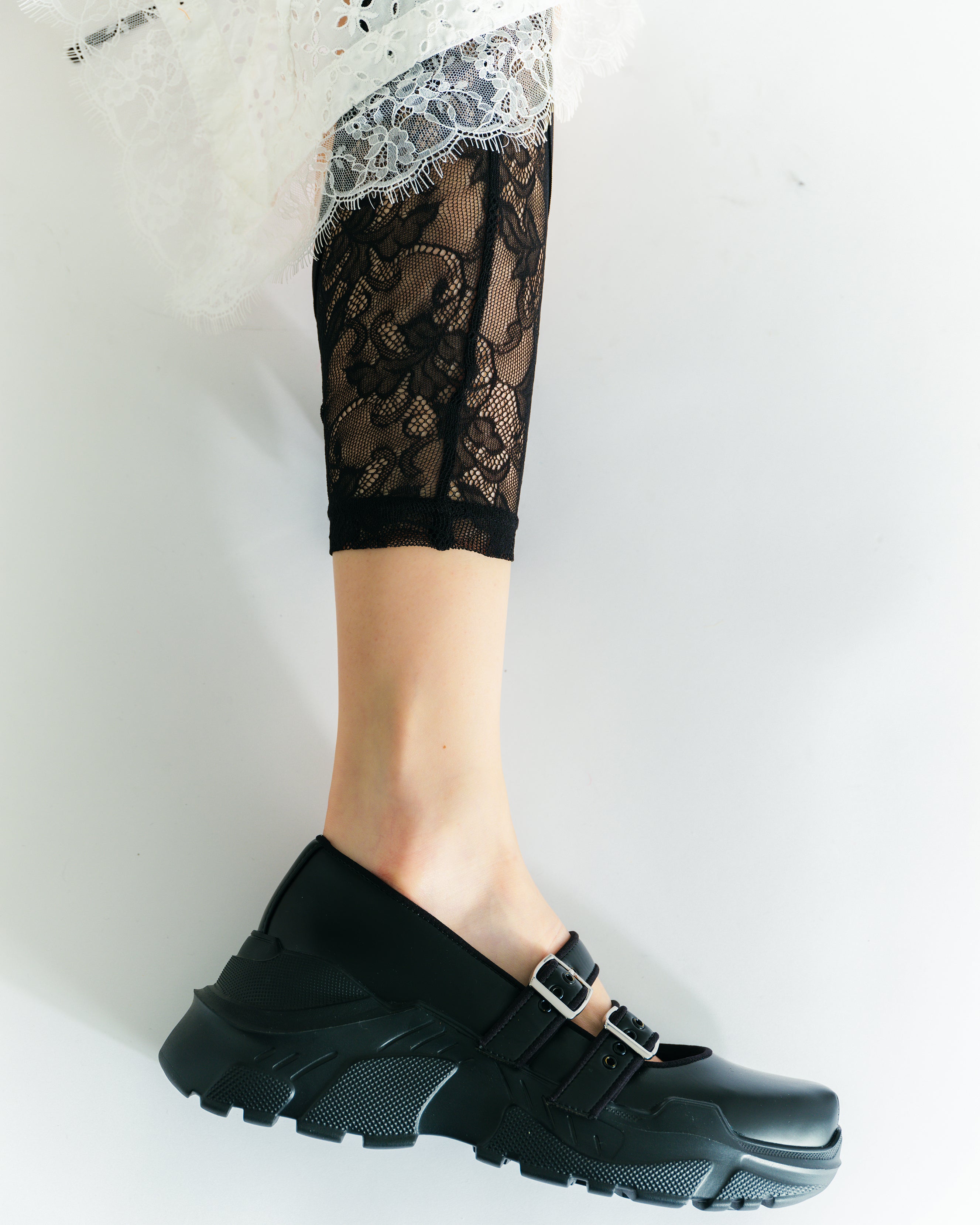 Gemini Faux Leather Black x Black