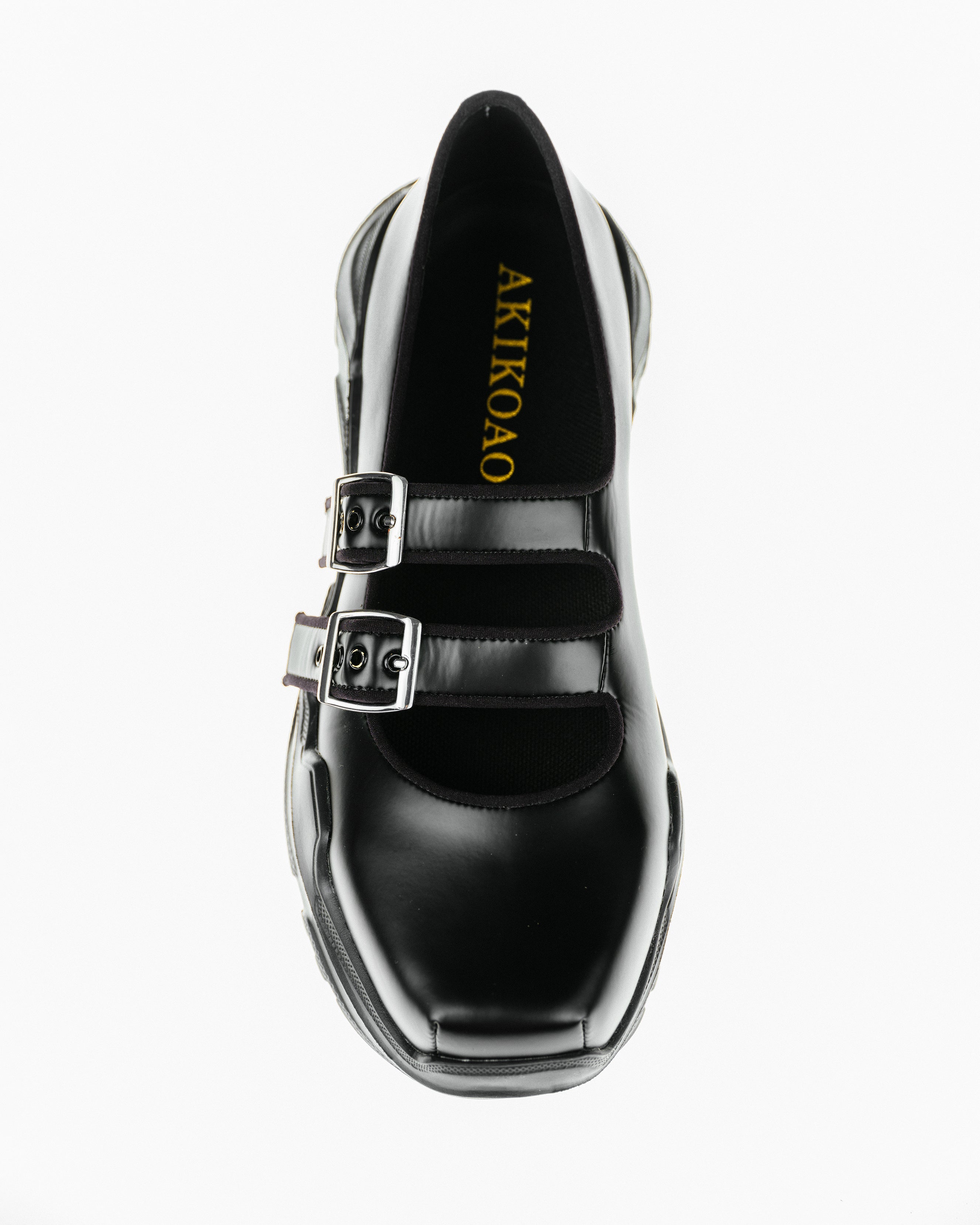 Gemini Faux Leather Black x Black