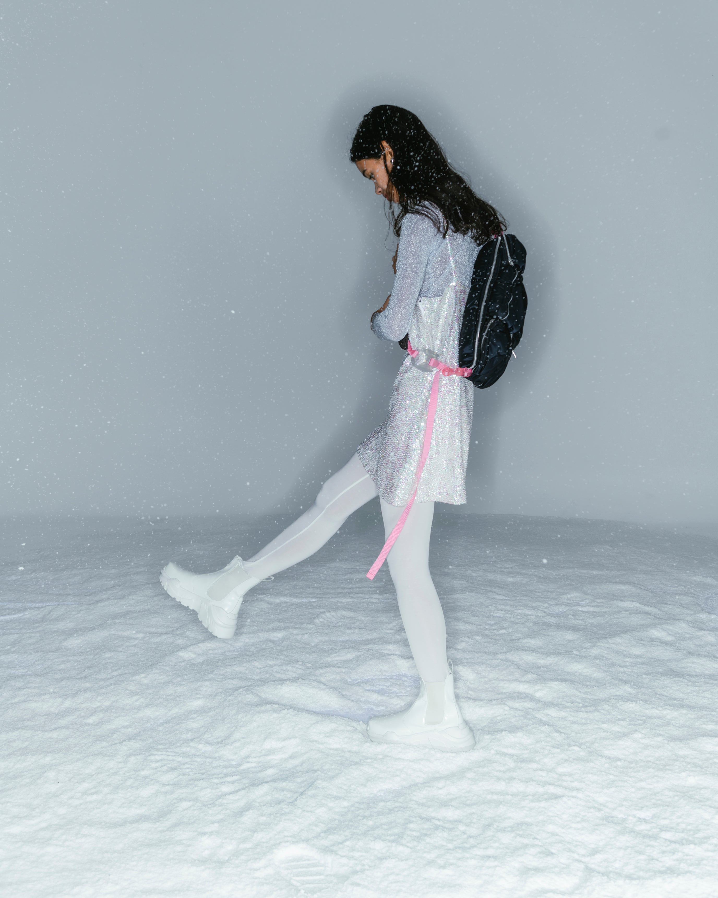 Icicle short white