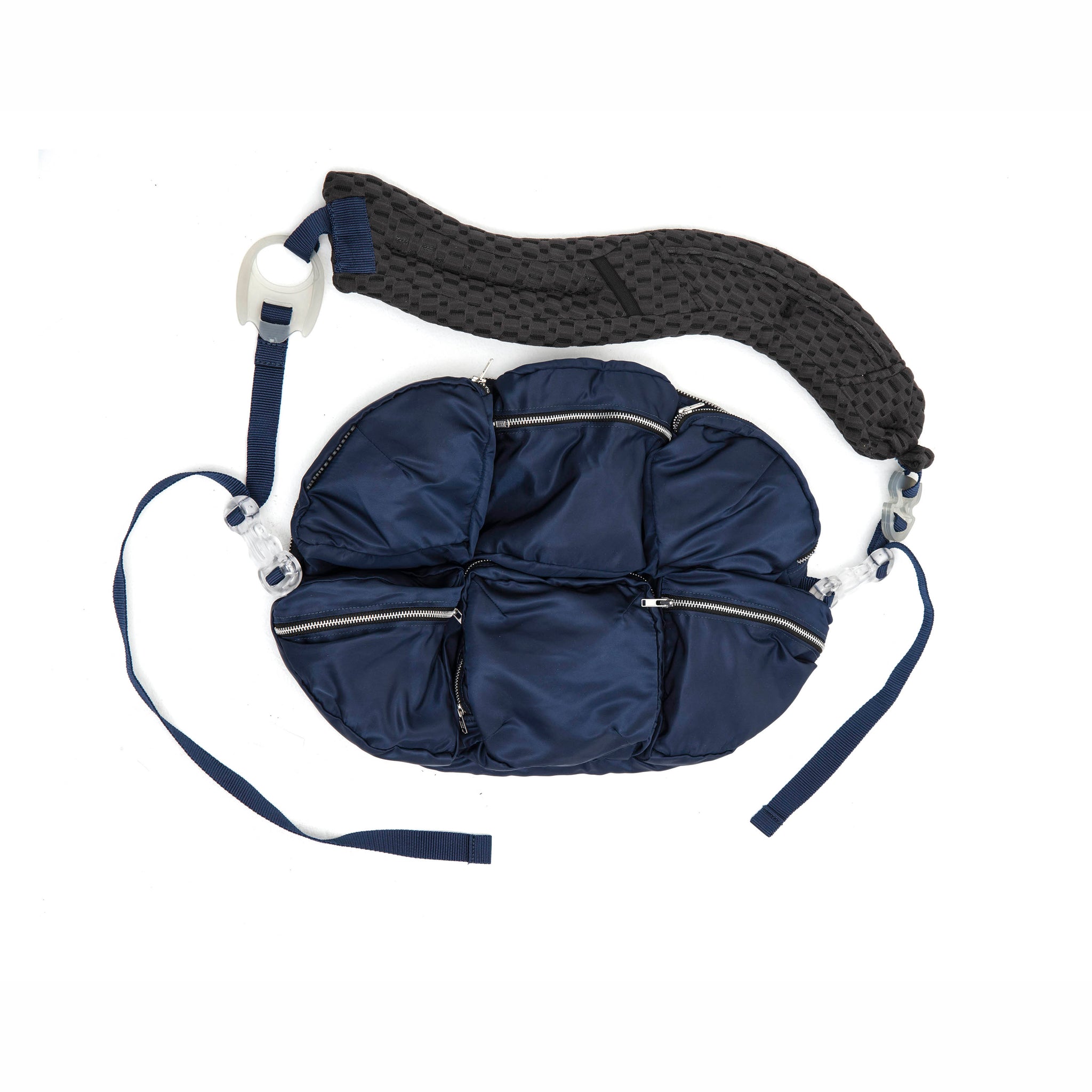 MIKIOSAKABE (ミキオサカベ) × THREE TREASURES 7 Pockets bag Dark  