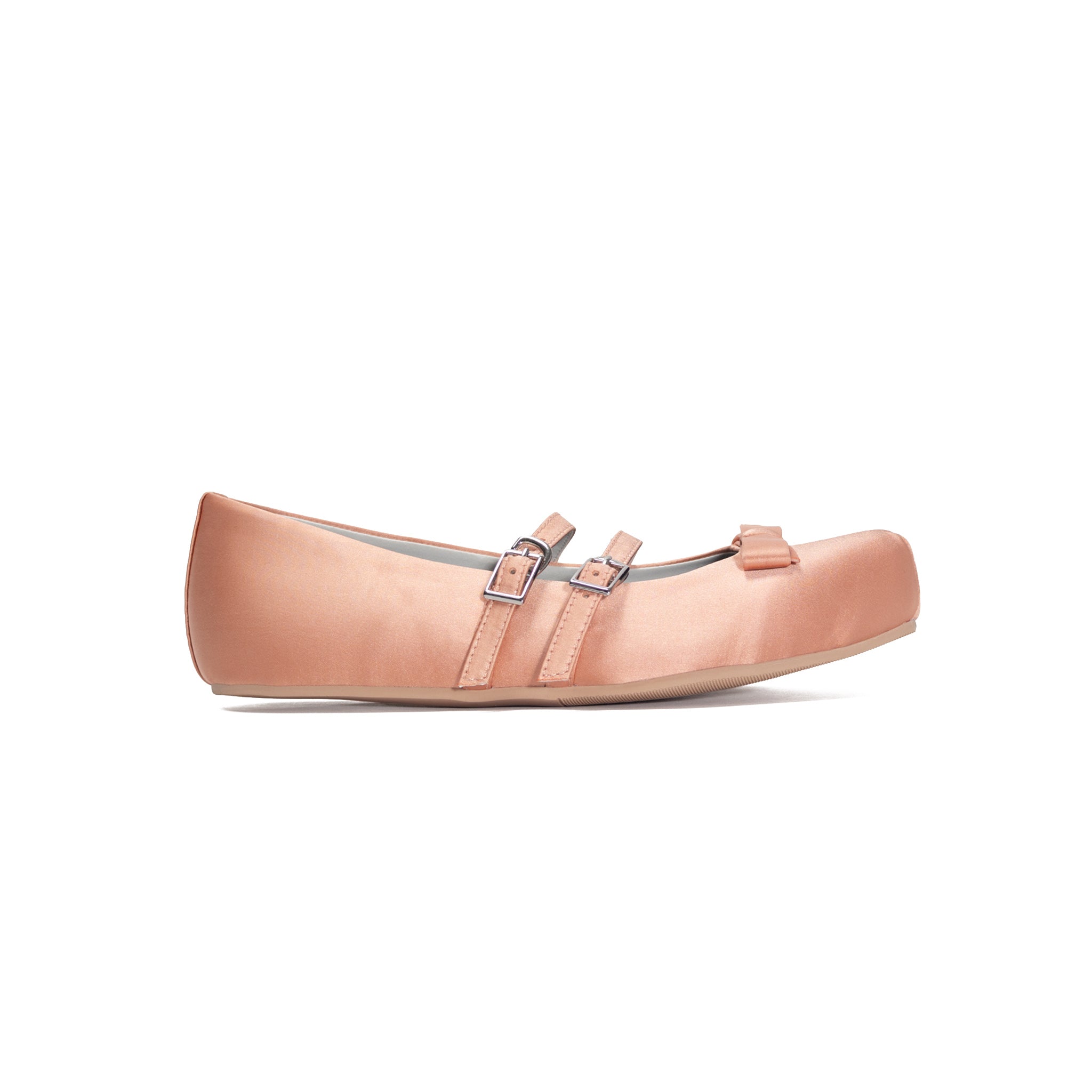 Giselle Satin Flat