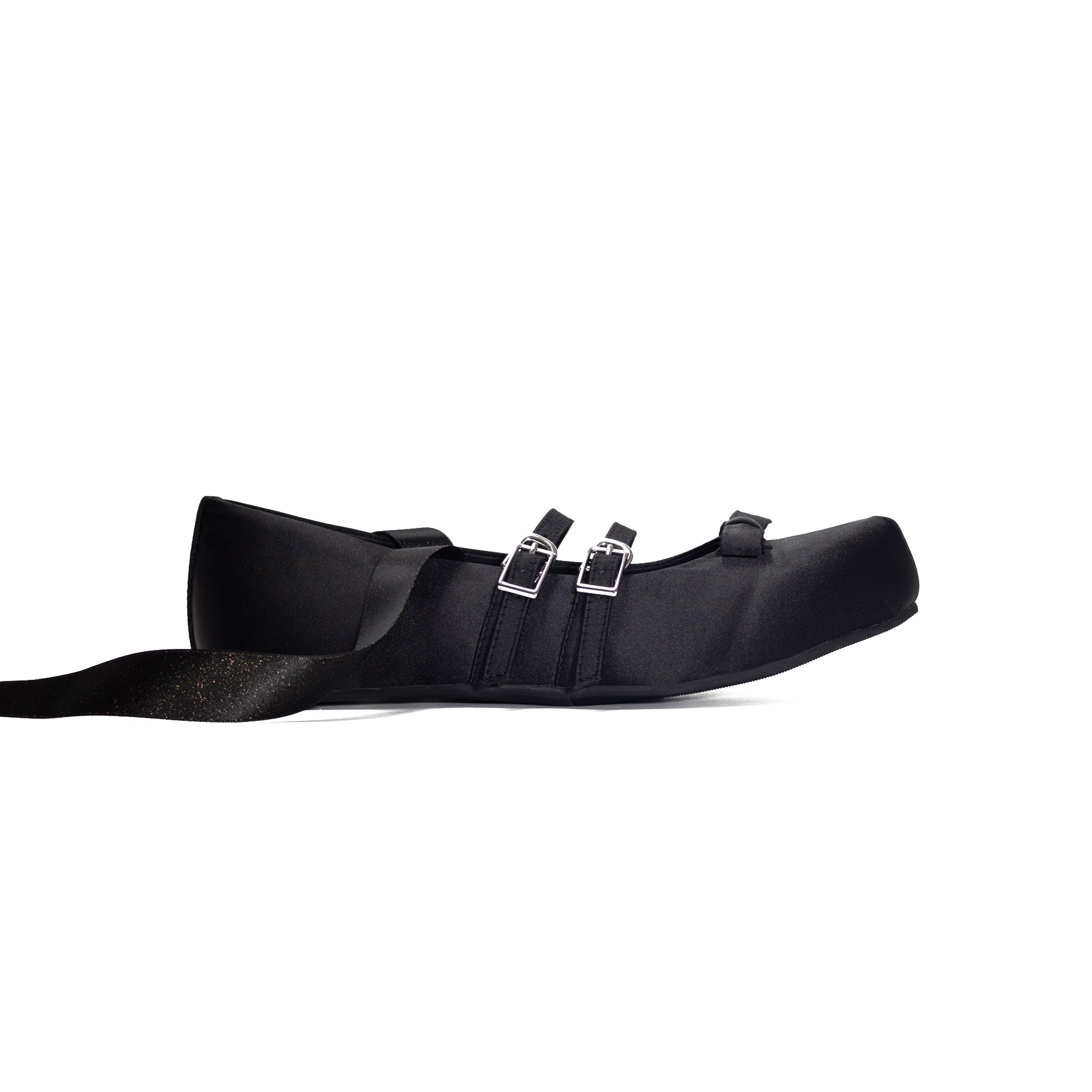 Giselle Satin Flat