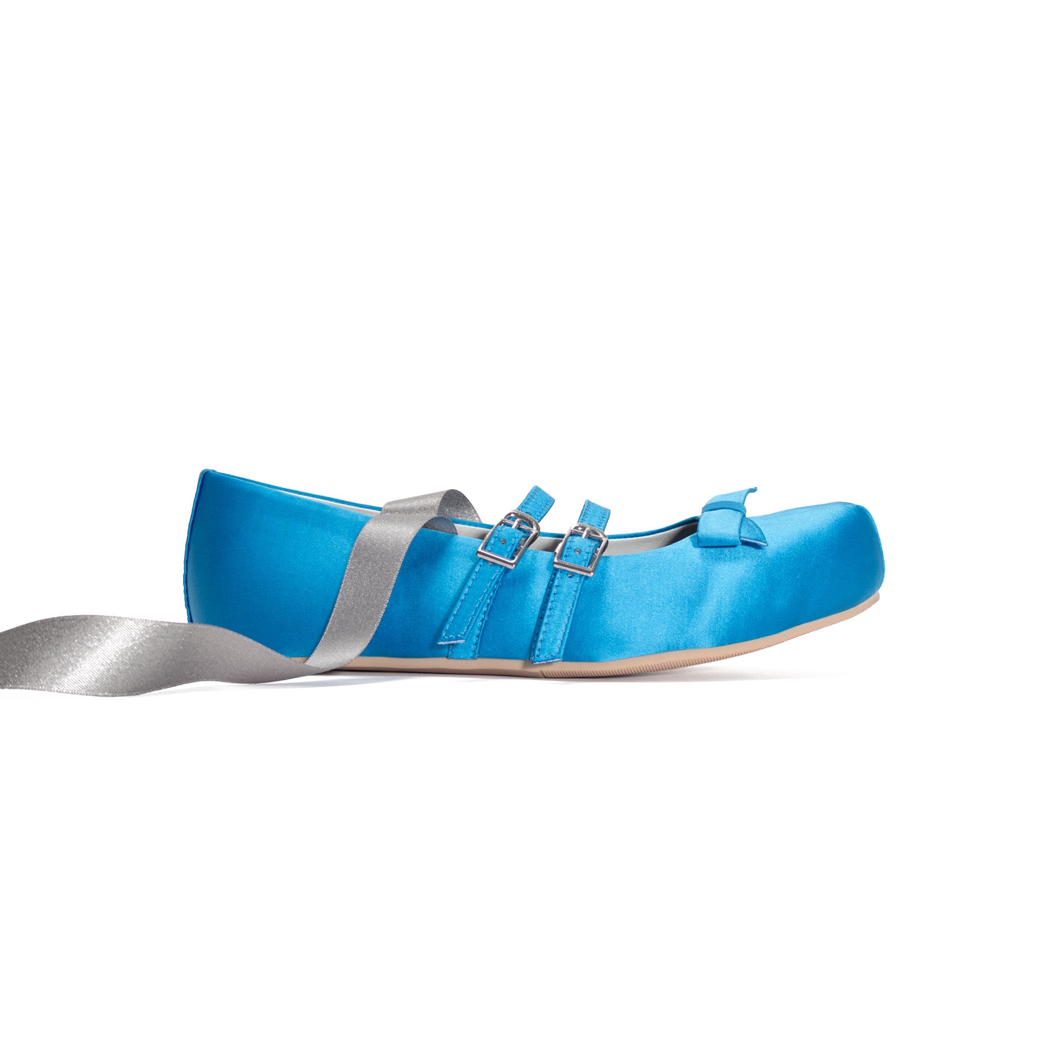 Giselle Satin Flat