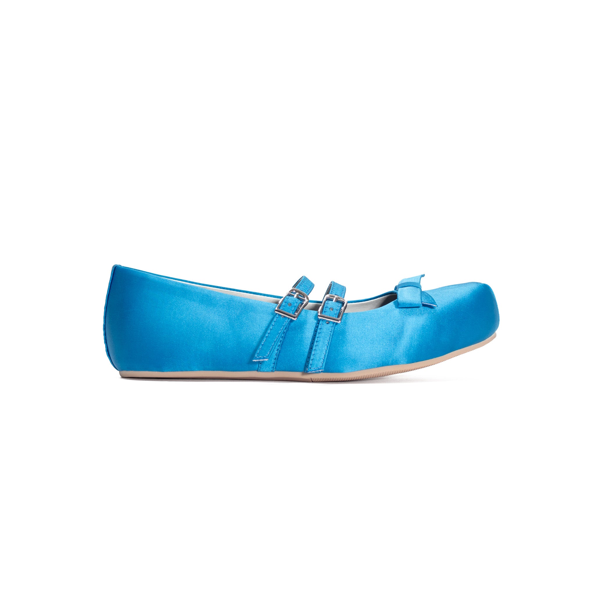Giselle Satin Flat