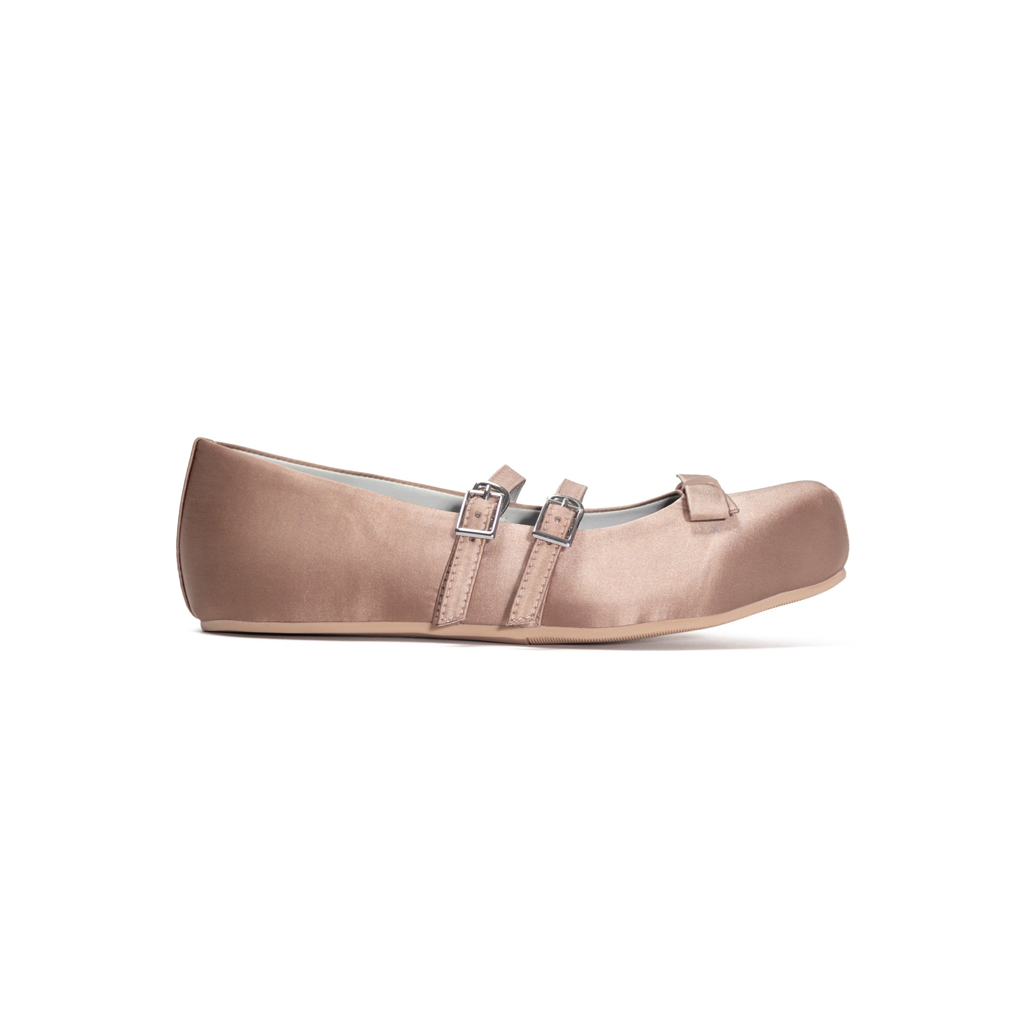 Giselle Satin Flat