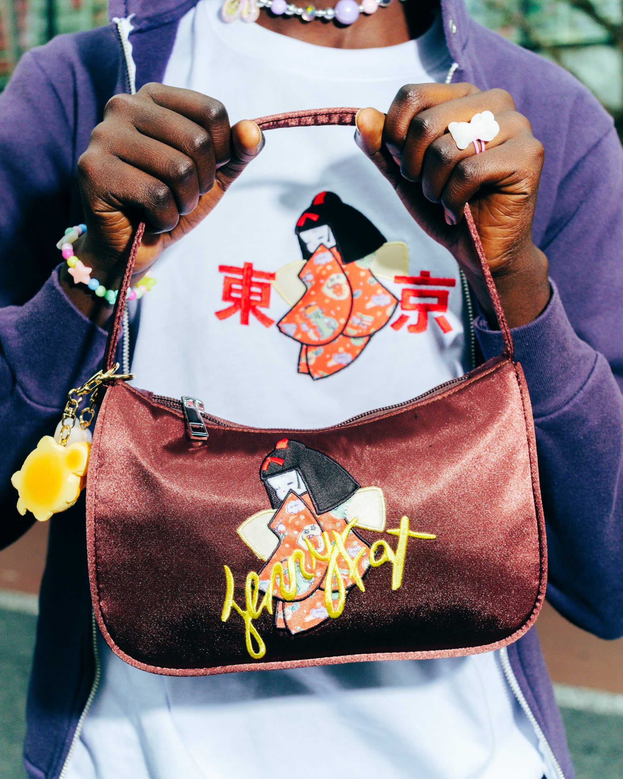 Jenny girl in Tokyo mini bag Brown