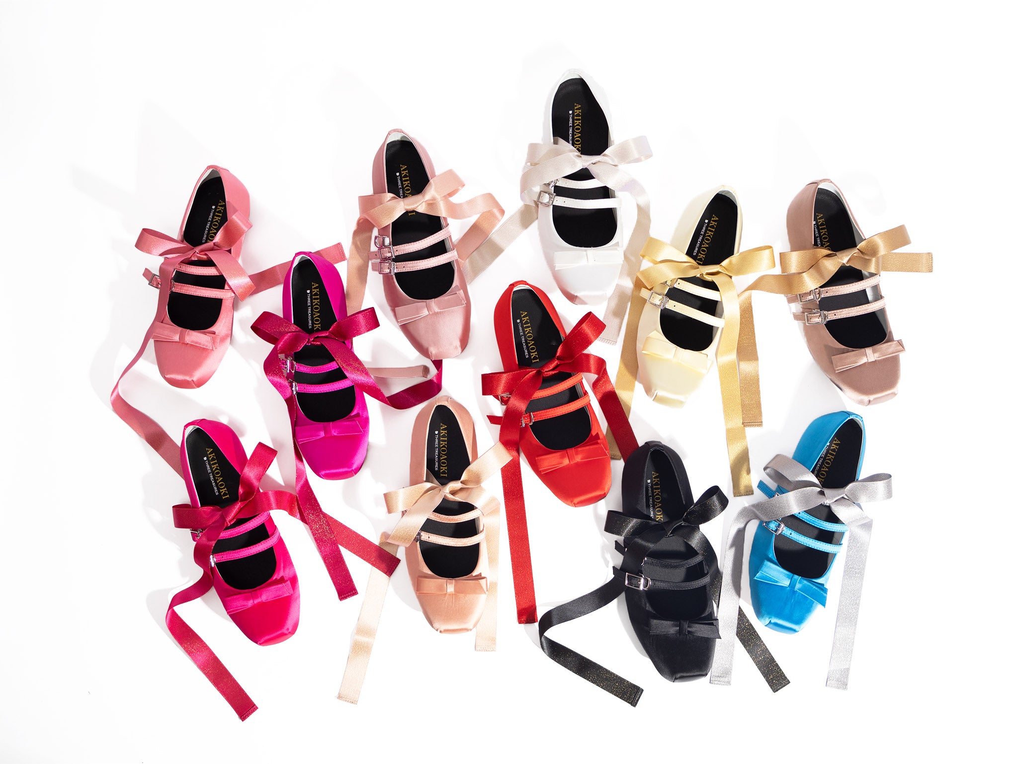 Giselle Satin Flat