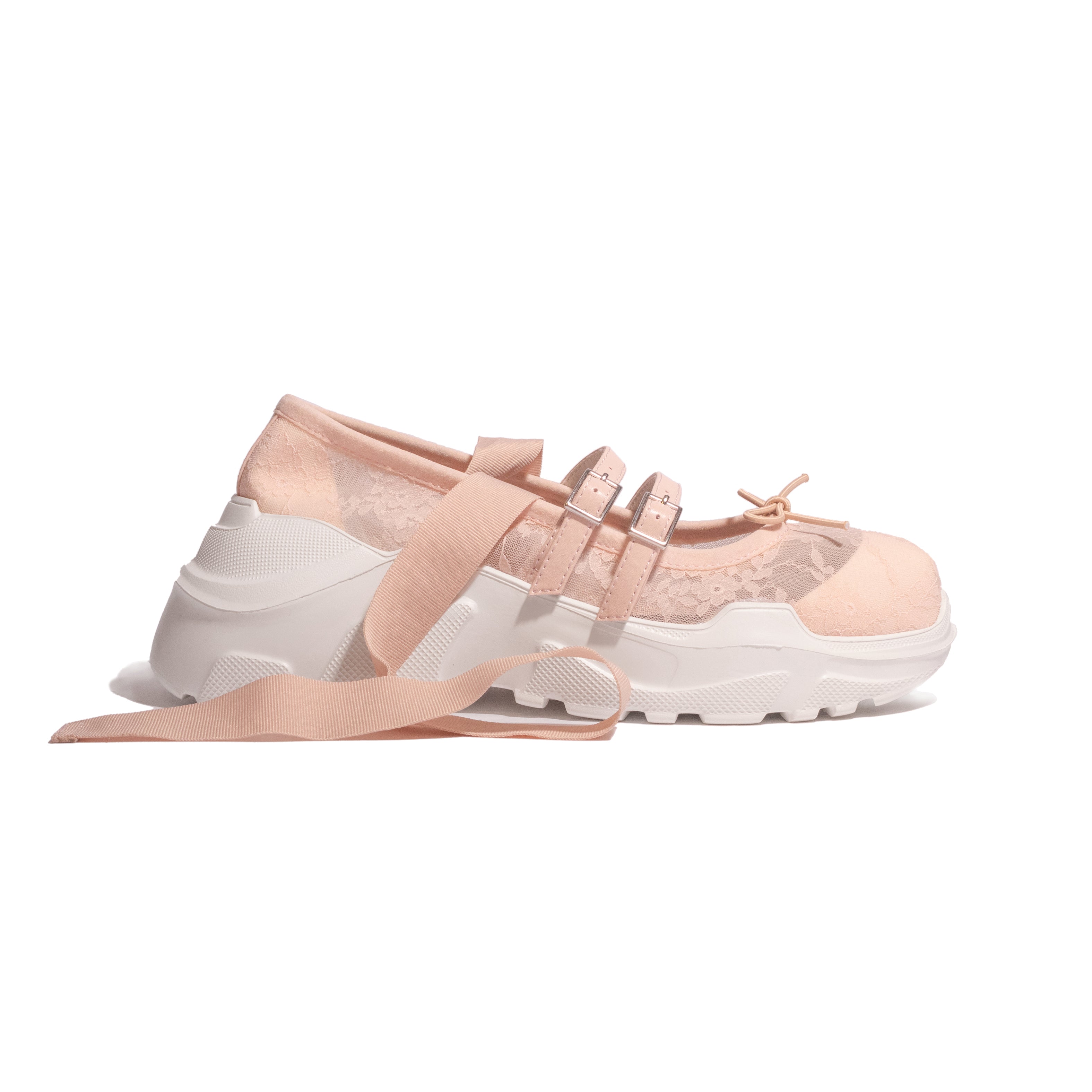 Giselle Lace Pink x White