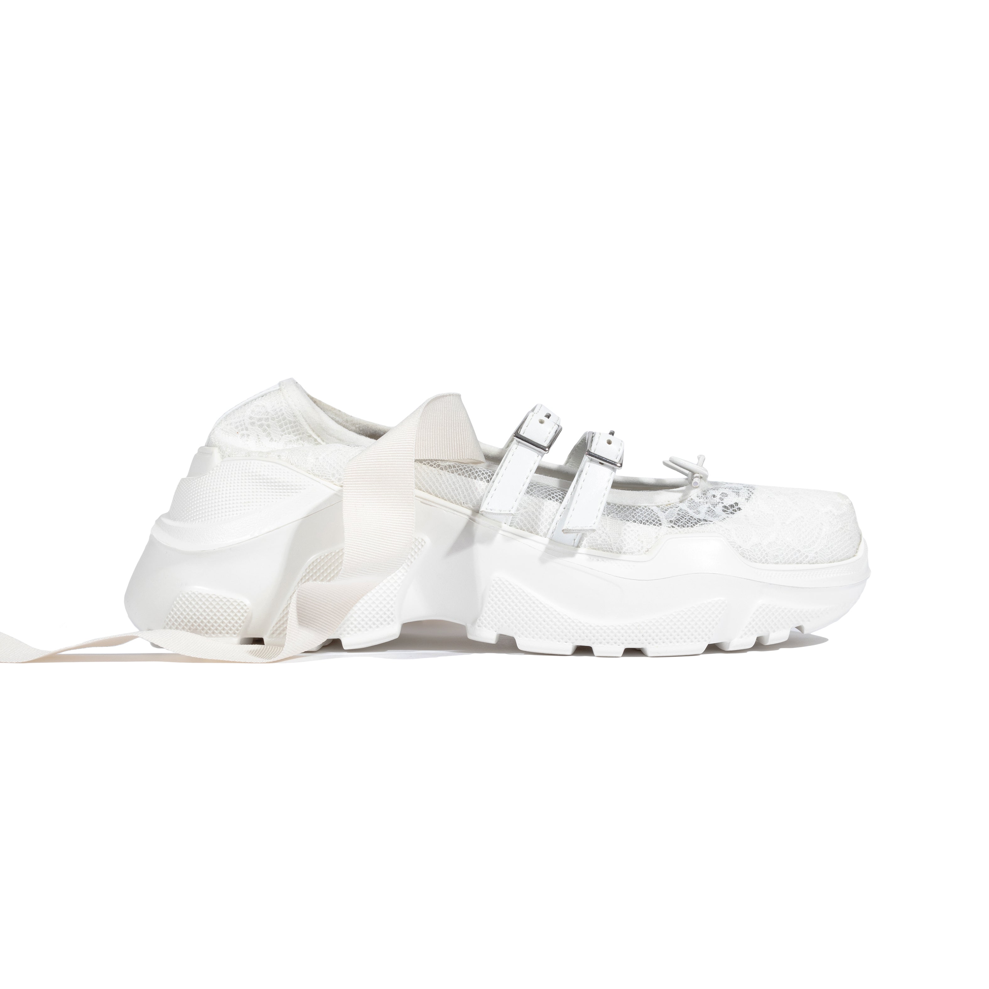 Giselle Lace Ivory x White