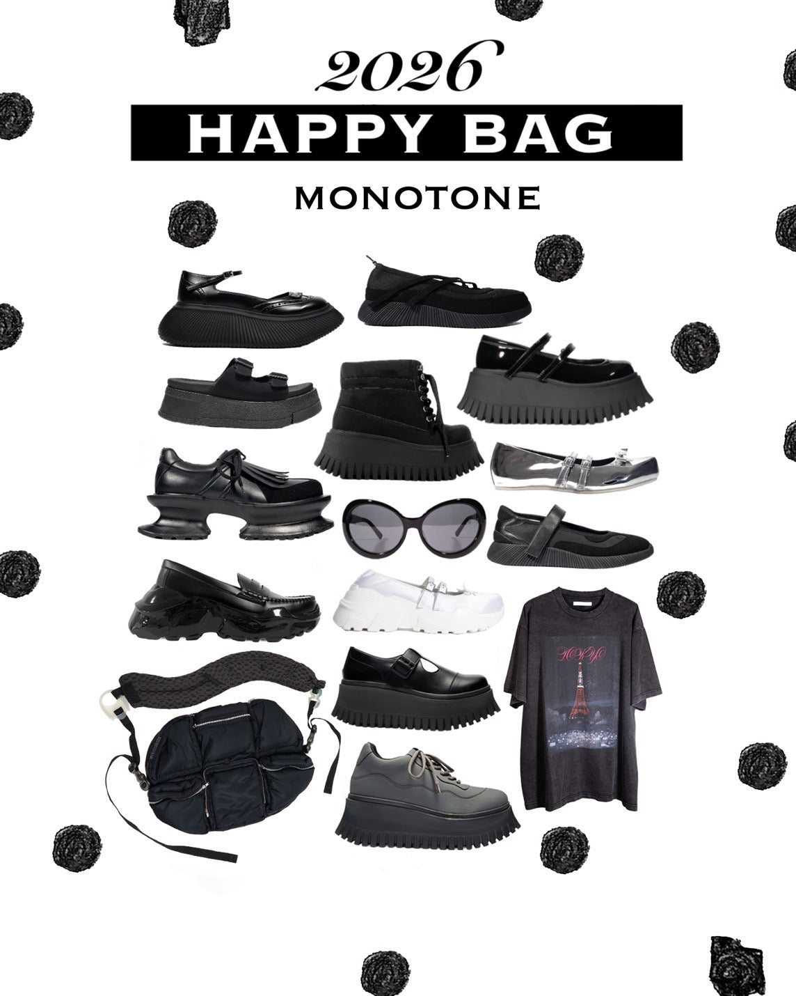 HAPPY BAG 2026【MONOTONE】8~9万円相当