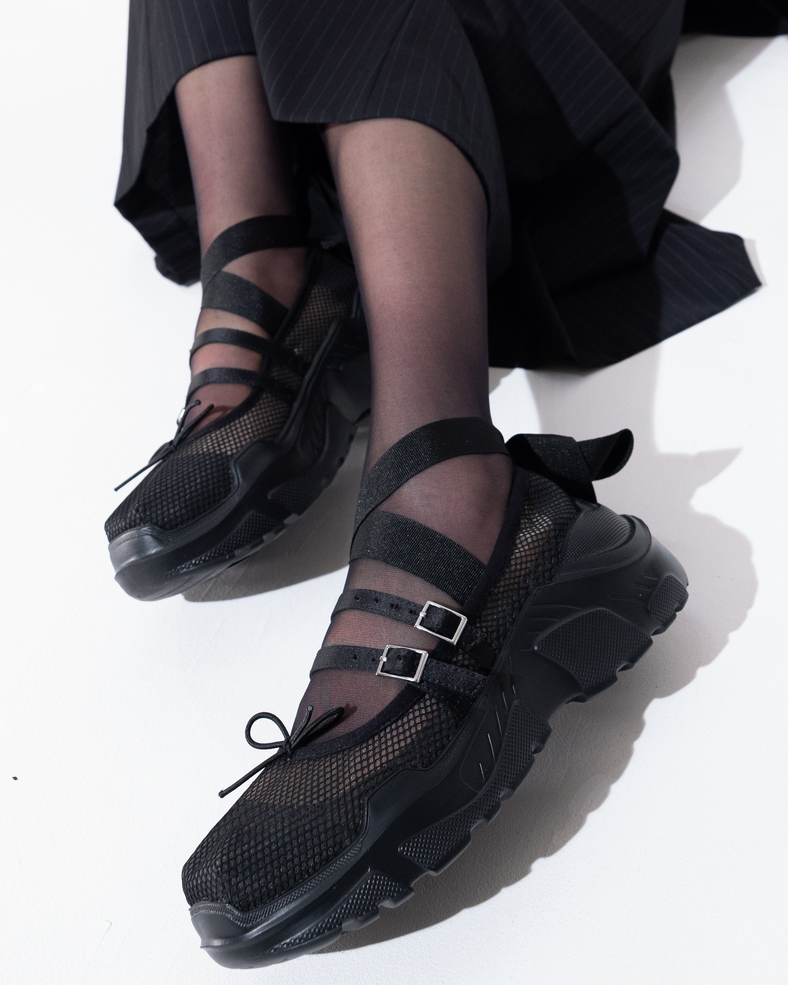 Giselle Mesh Black x Black