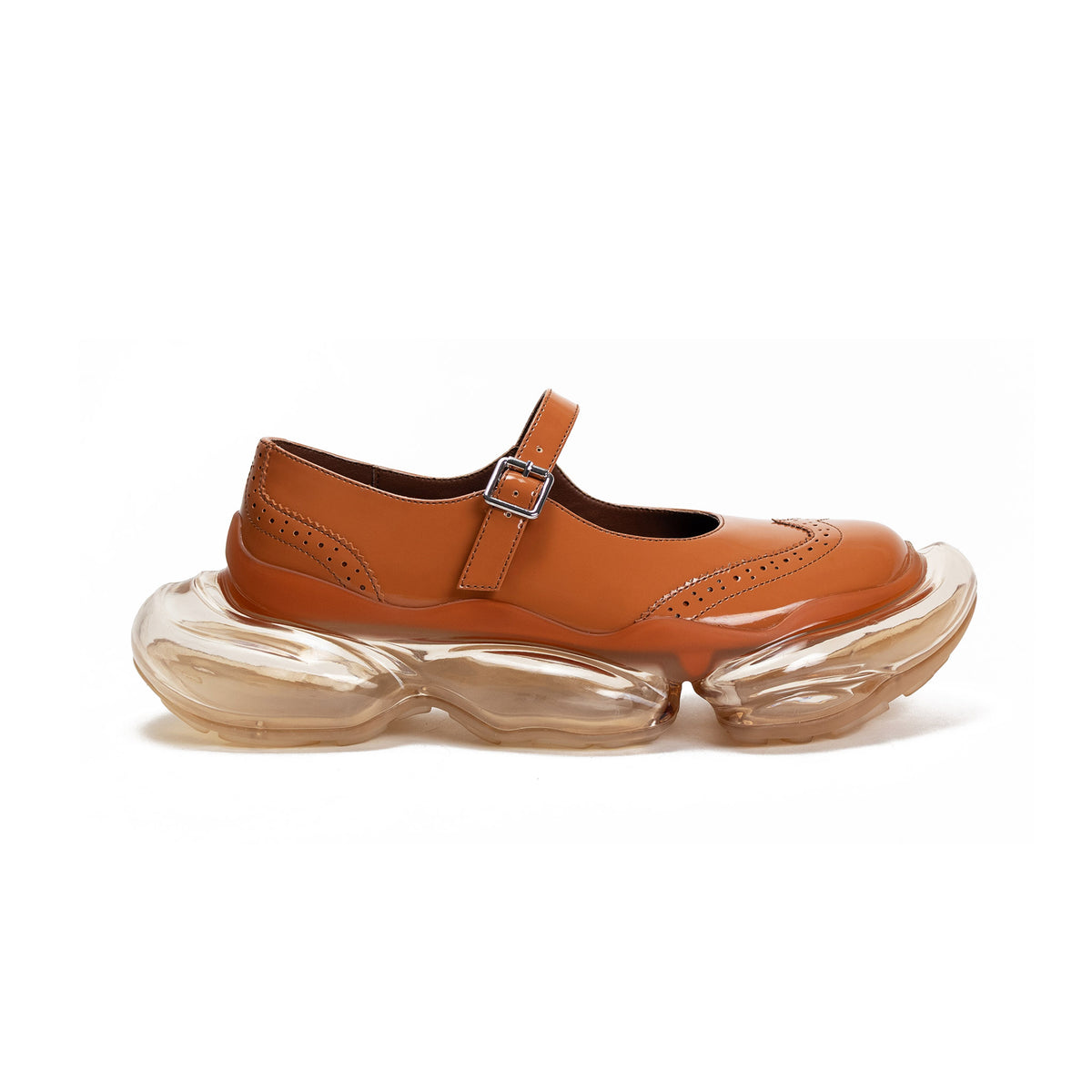 Mirage Mary Jane Patent Brown