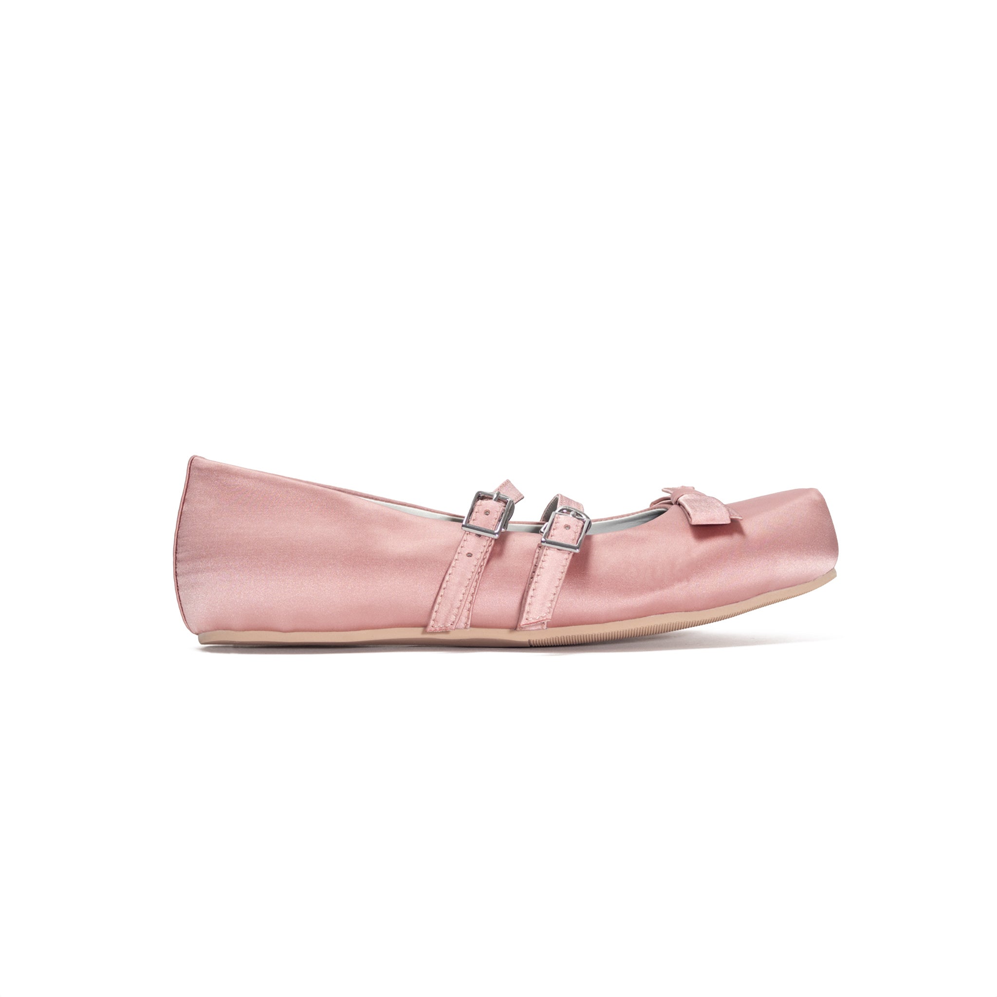 Giselle Satin Flat