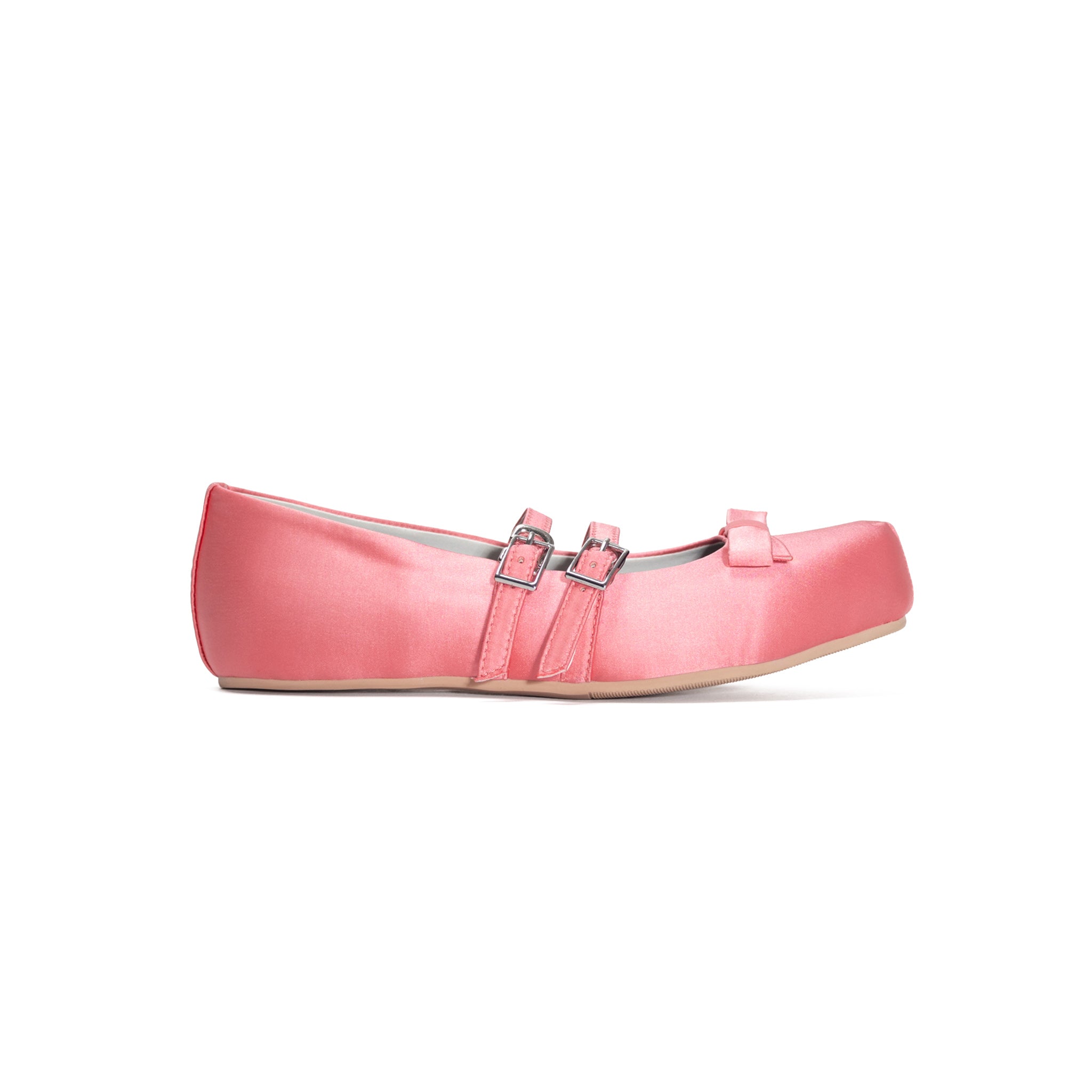 Giselle Satin Flat