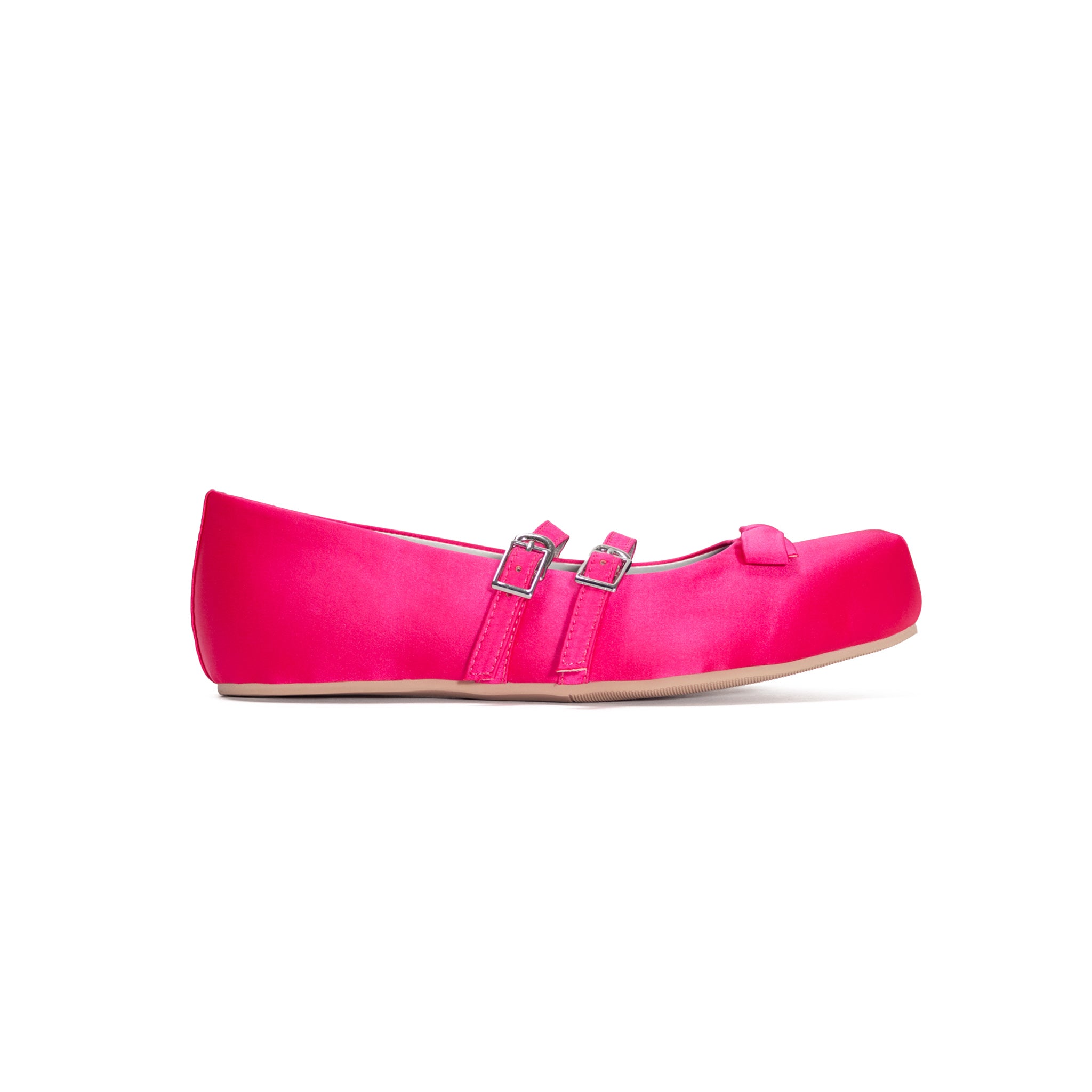 Giselle Satin Flat