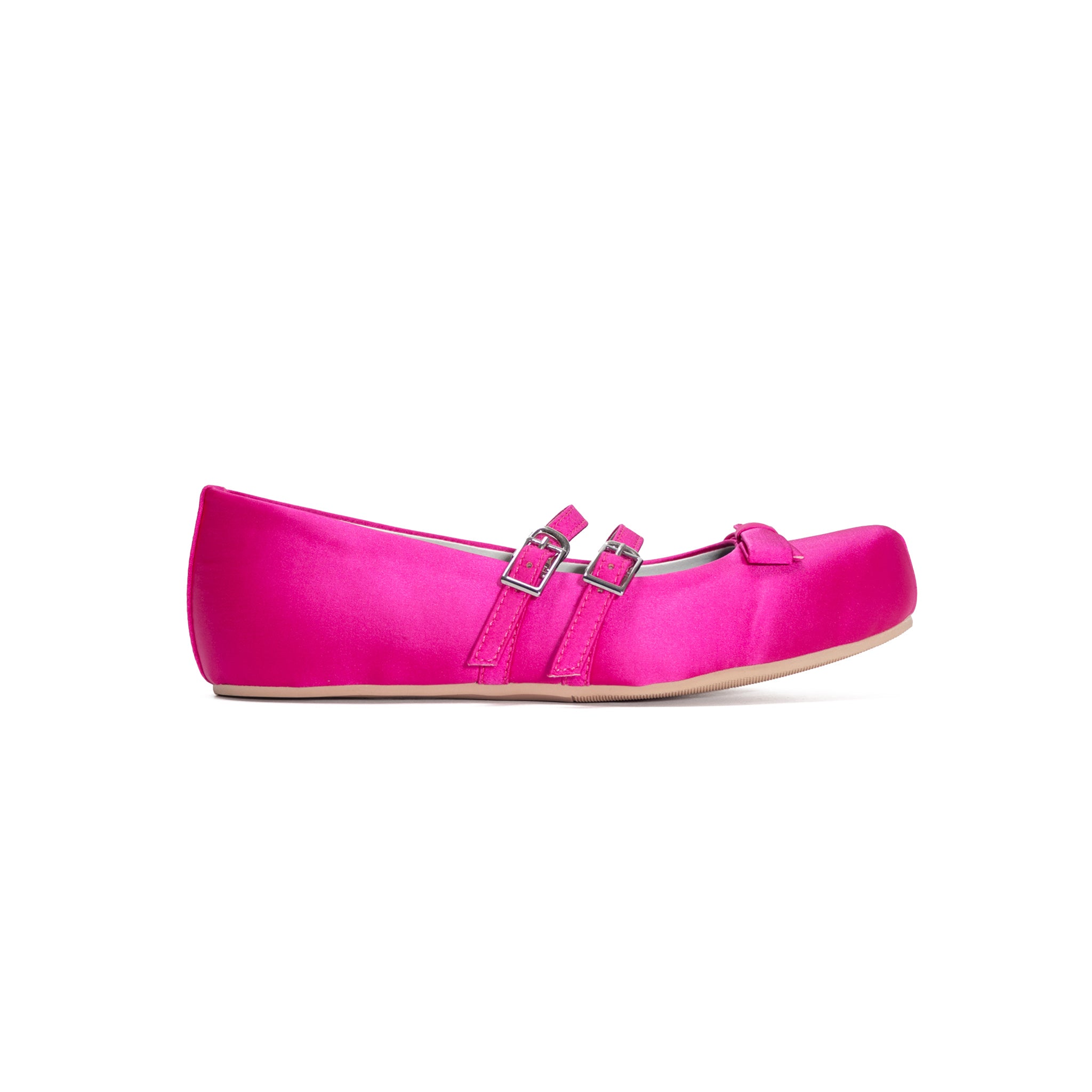 Giselle Satin Flat