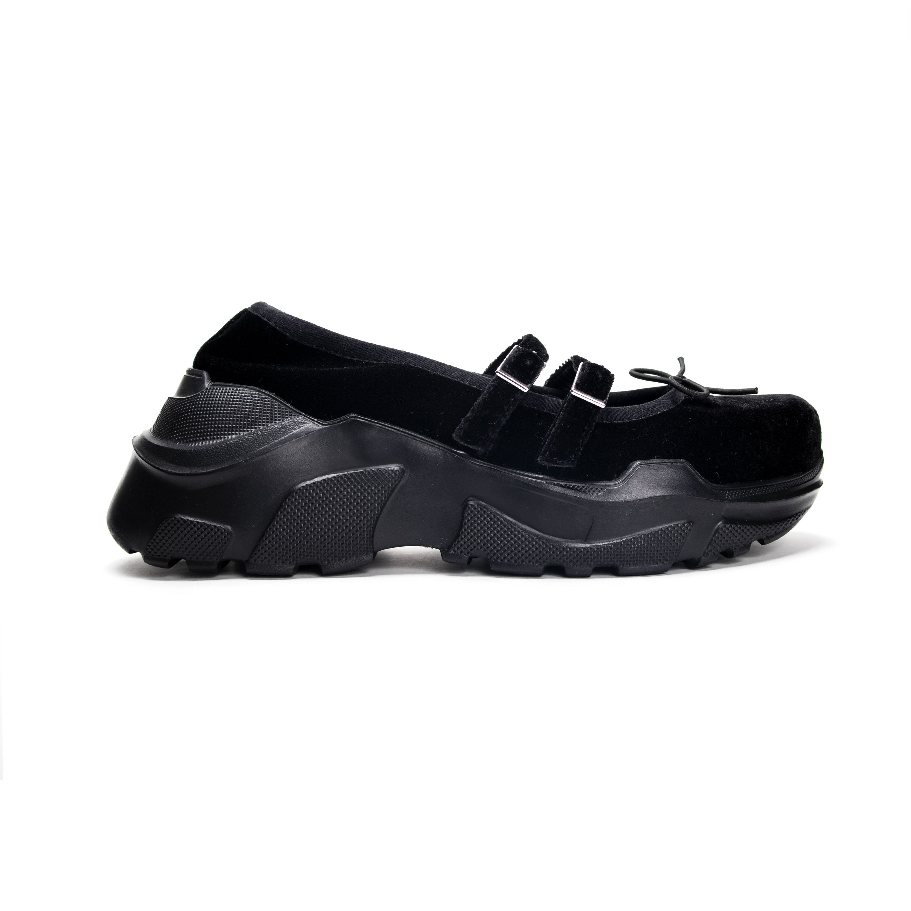 Giselle Black velvet× Black