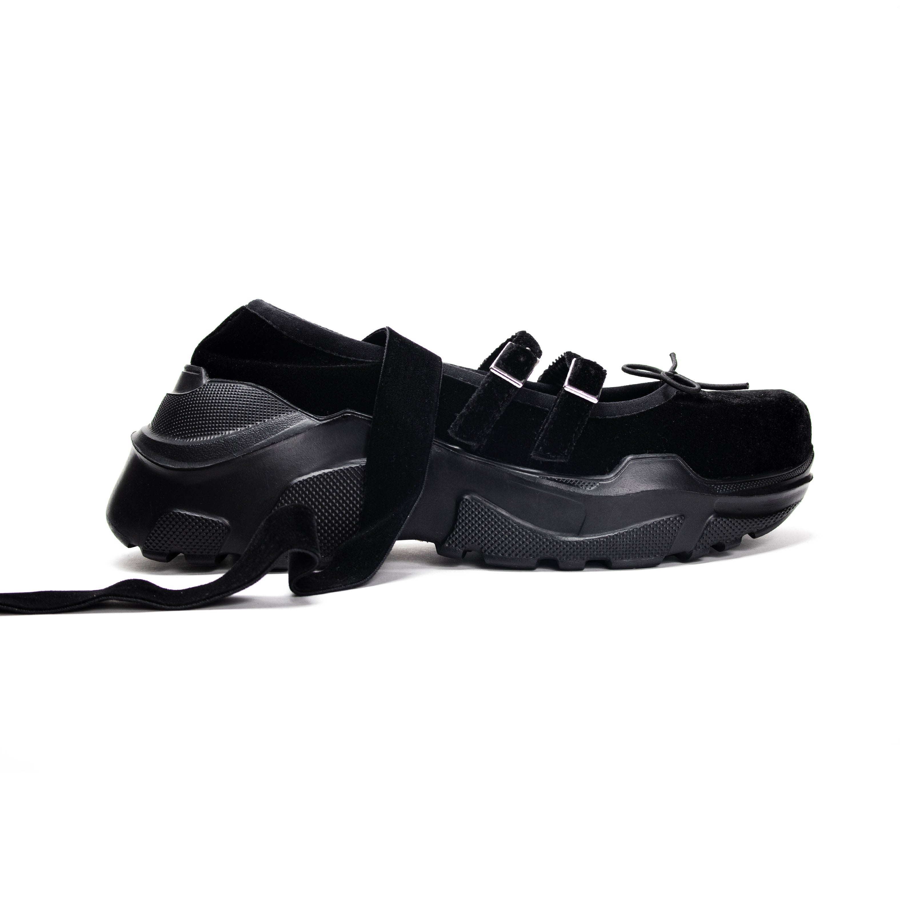 Giselle Black velvet× Black