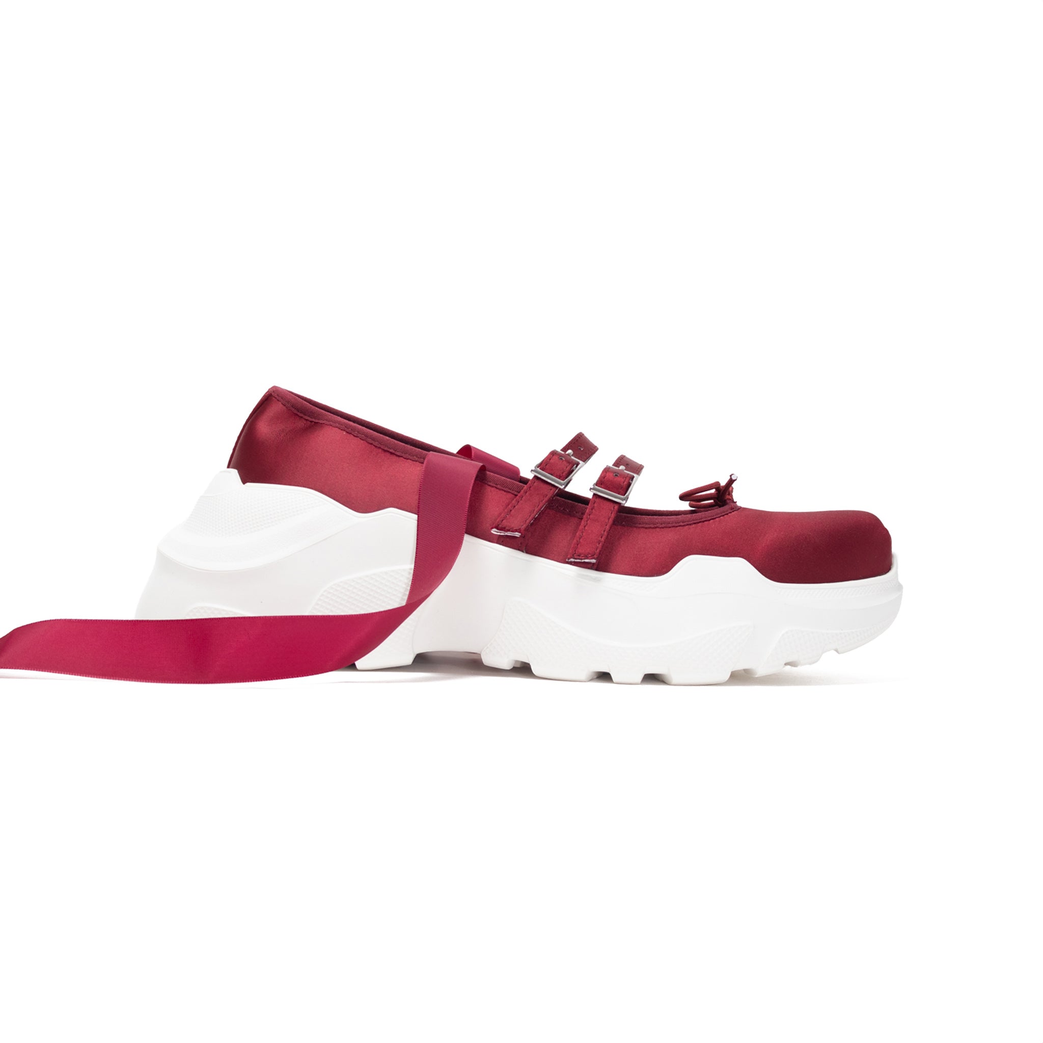 Giselle Satin Palette Wine Red x White