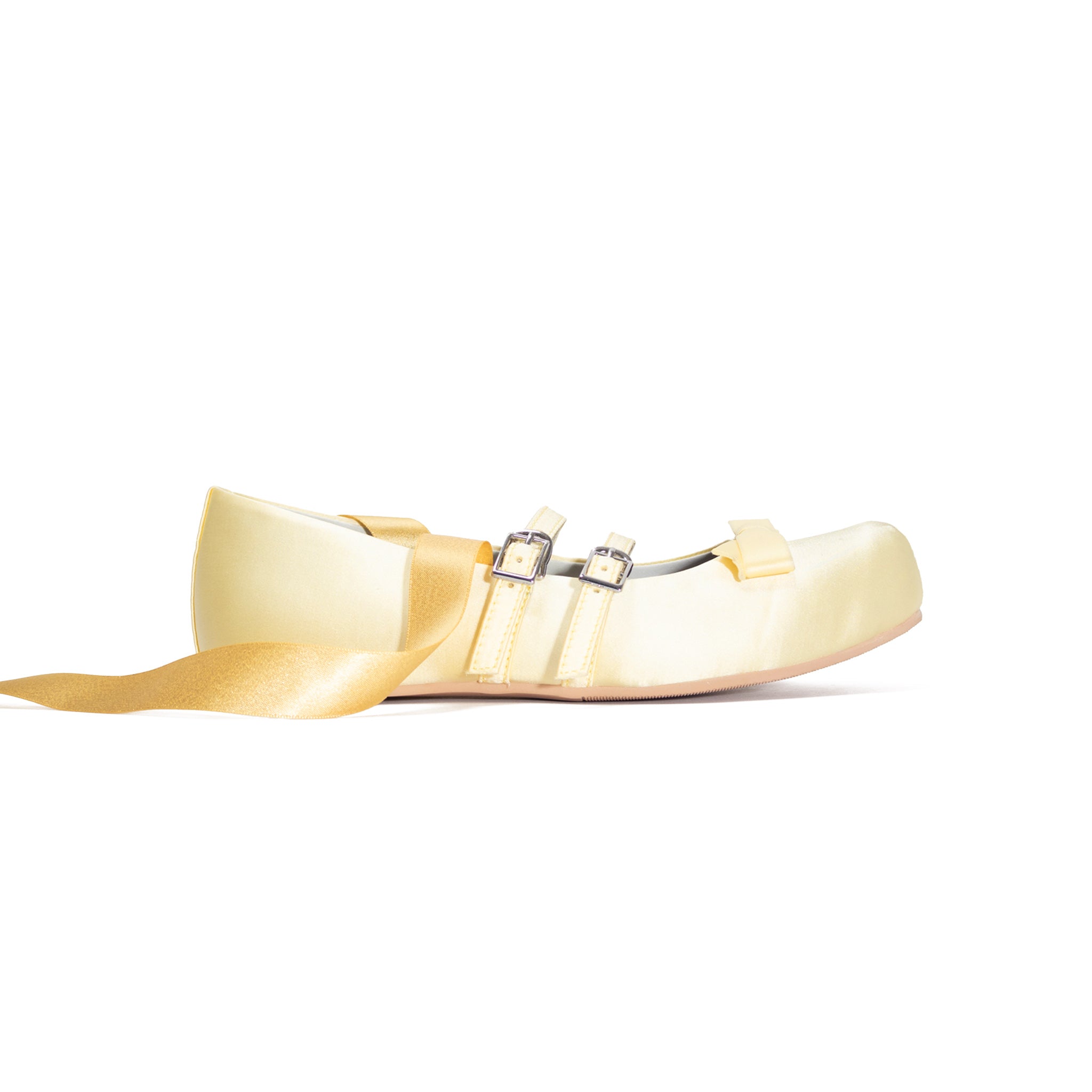 Giselle Satin Flat