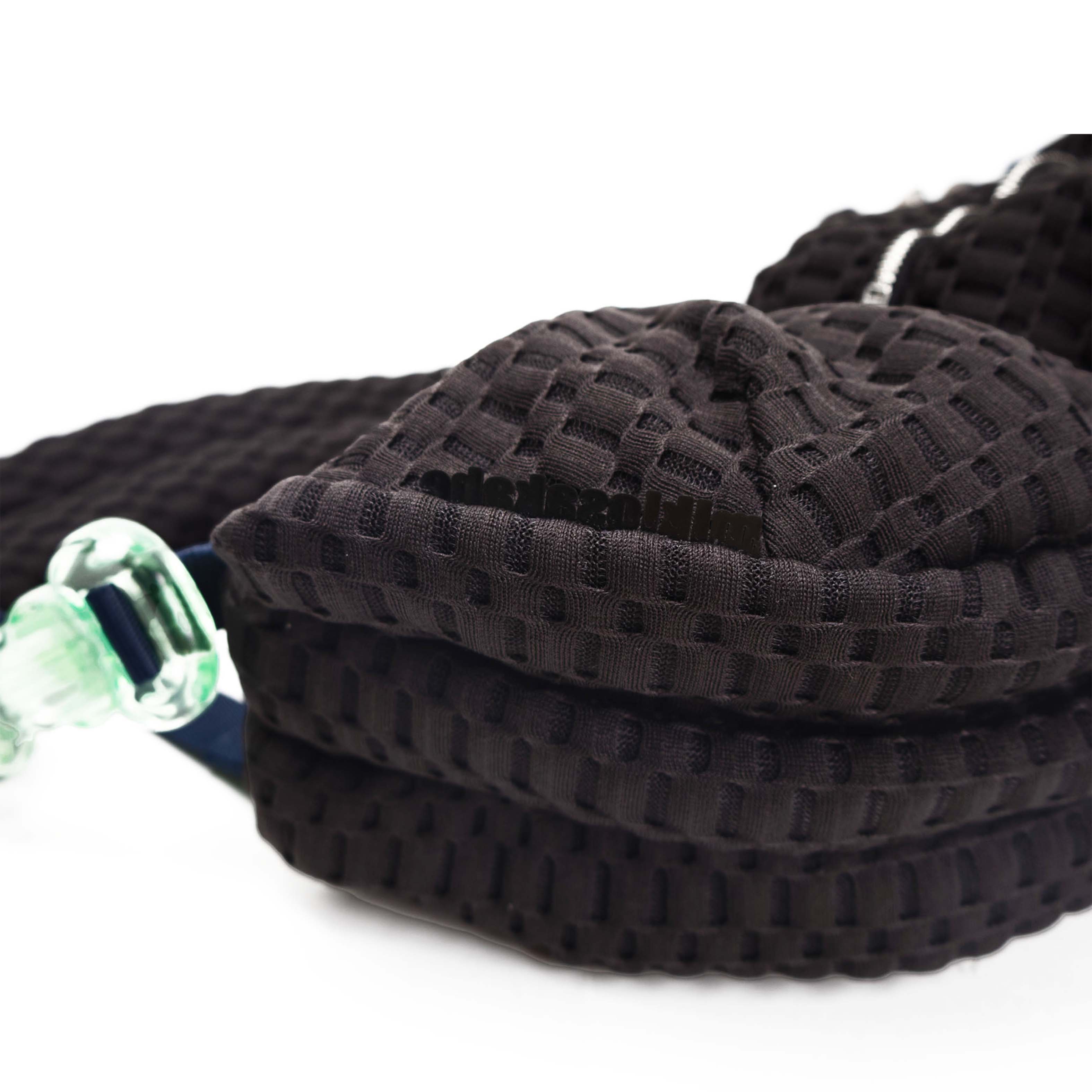 epi Bag Black Mesh x Navy x Green