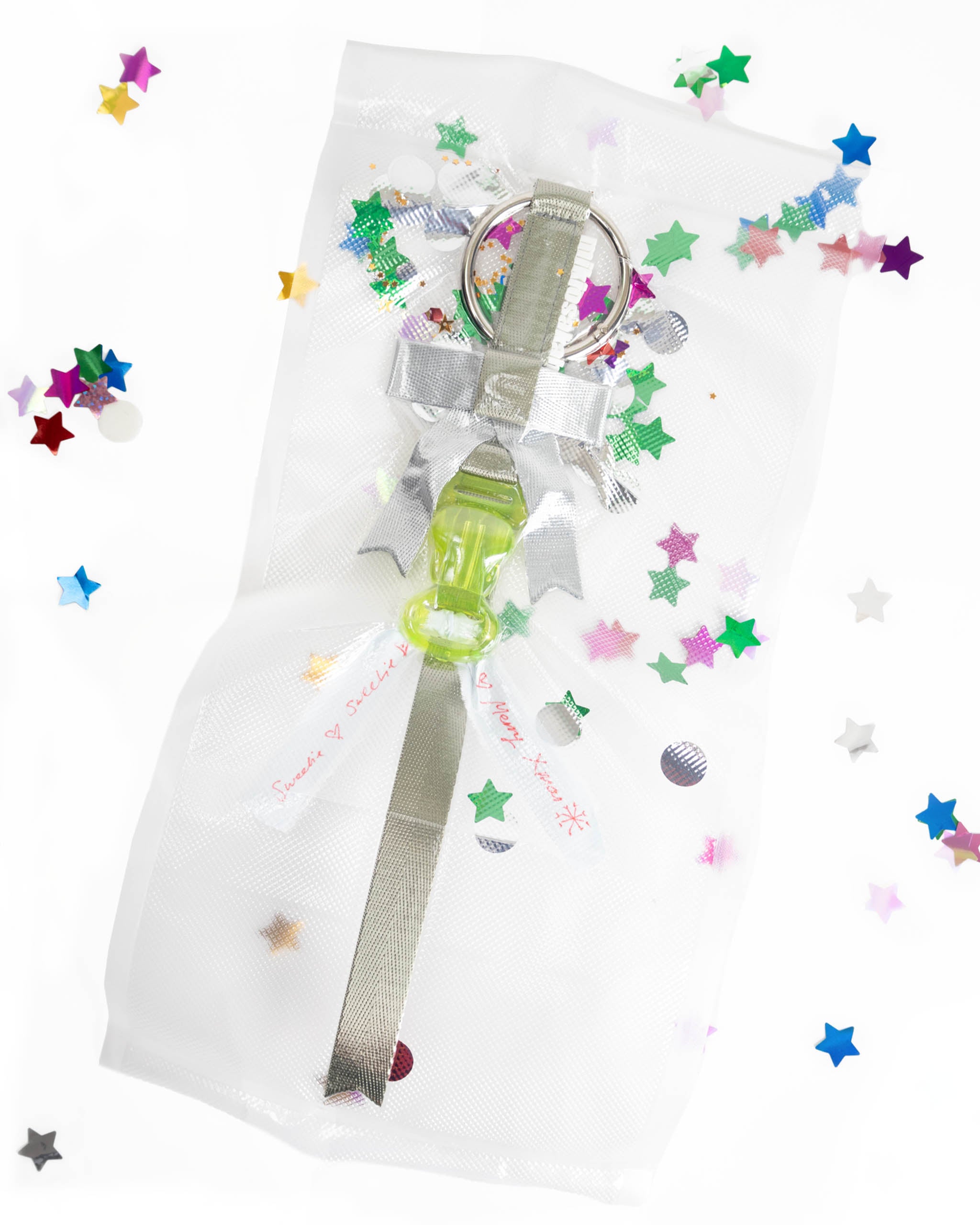 Butterfly Bag Charm Khaki