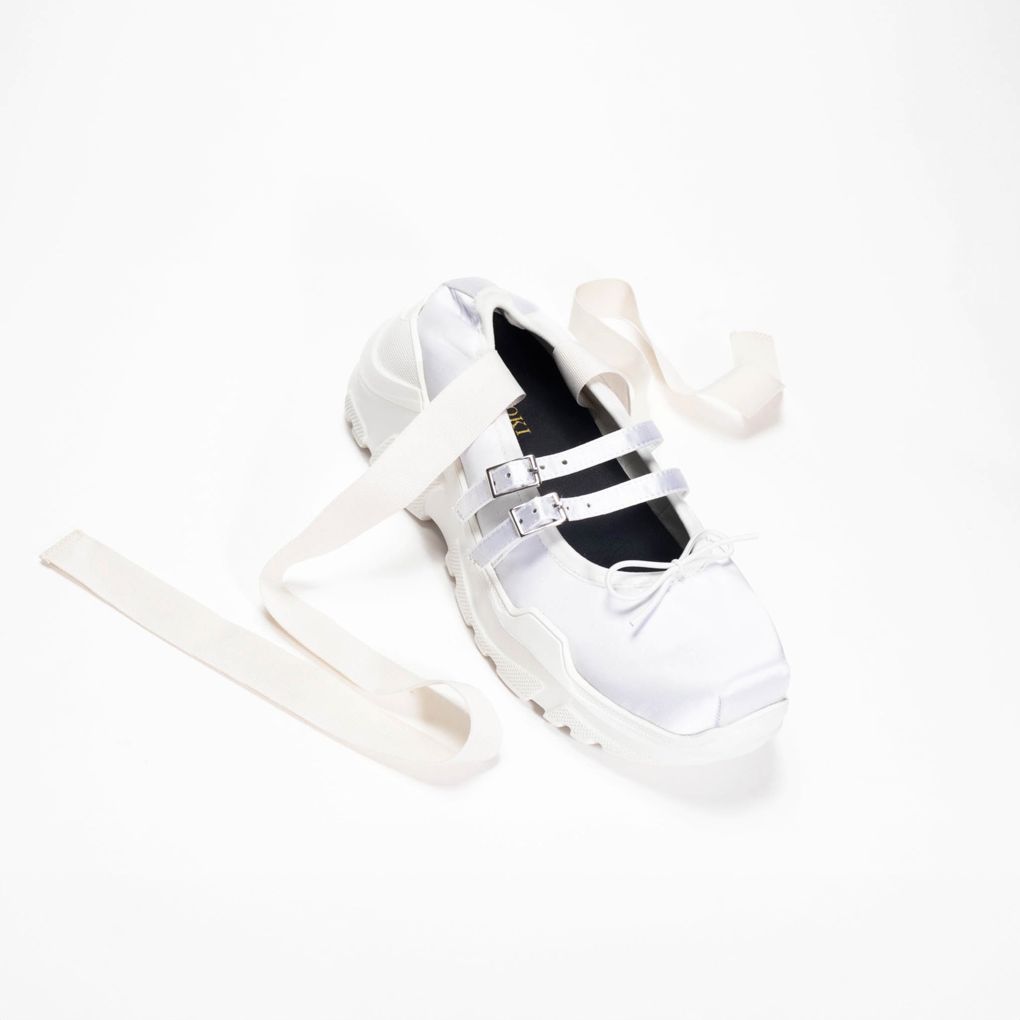 Giselle White satin x White