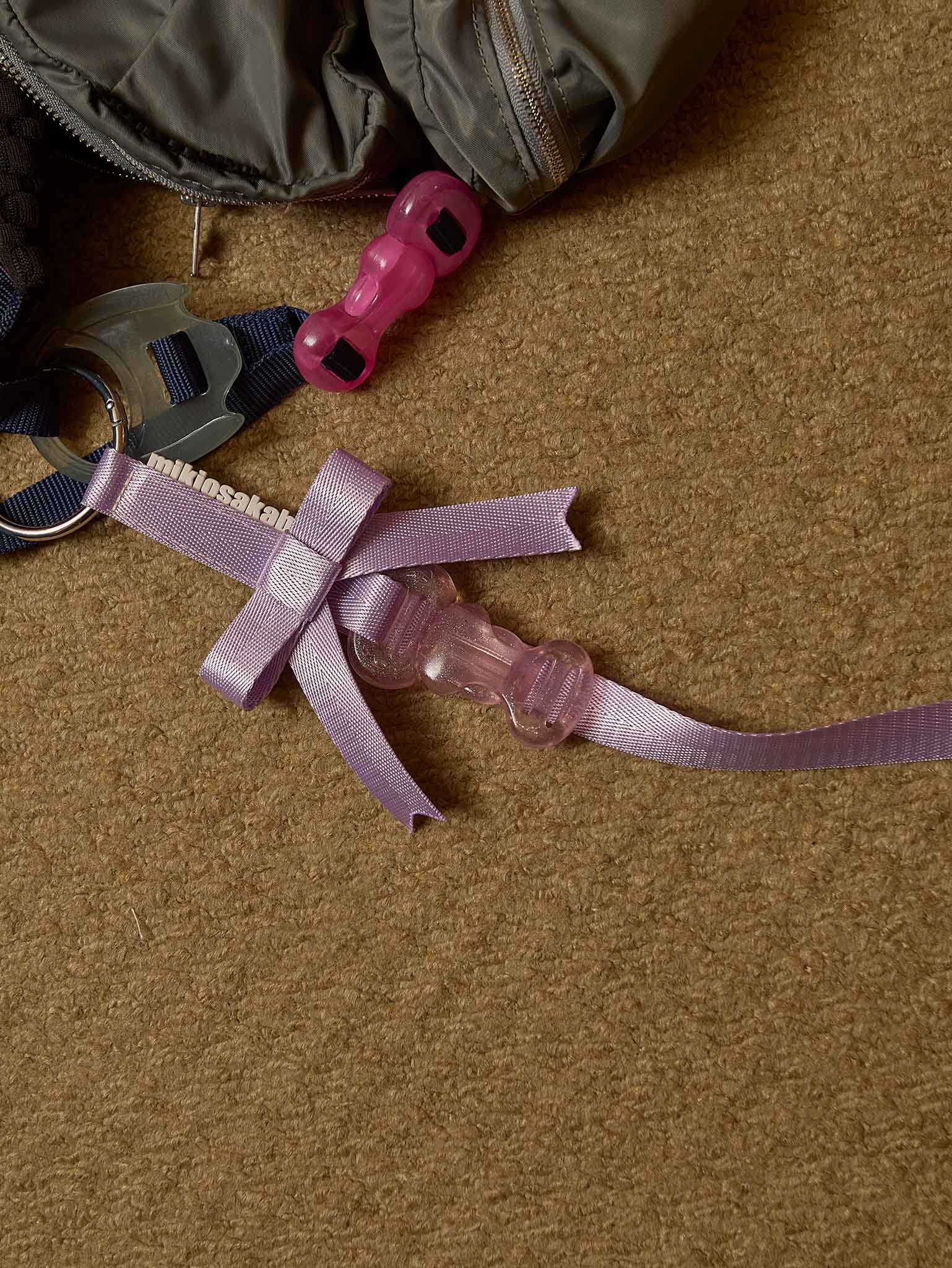 Butterfly Bag Charm Pink