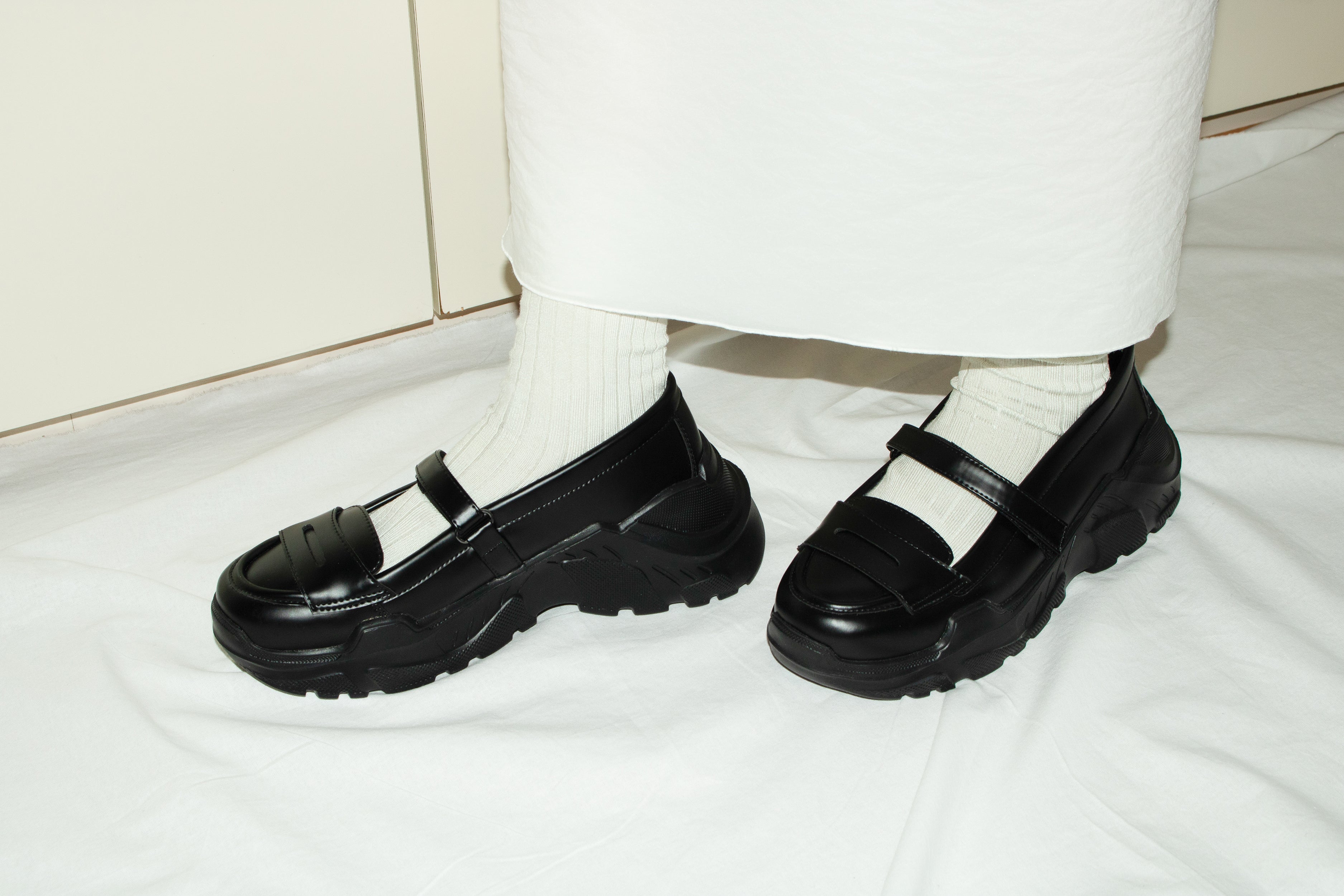 petit faux-leather BK×BK