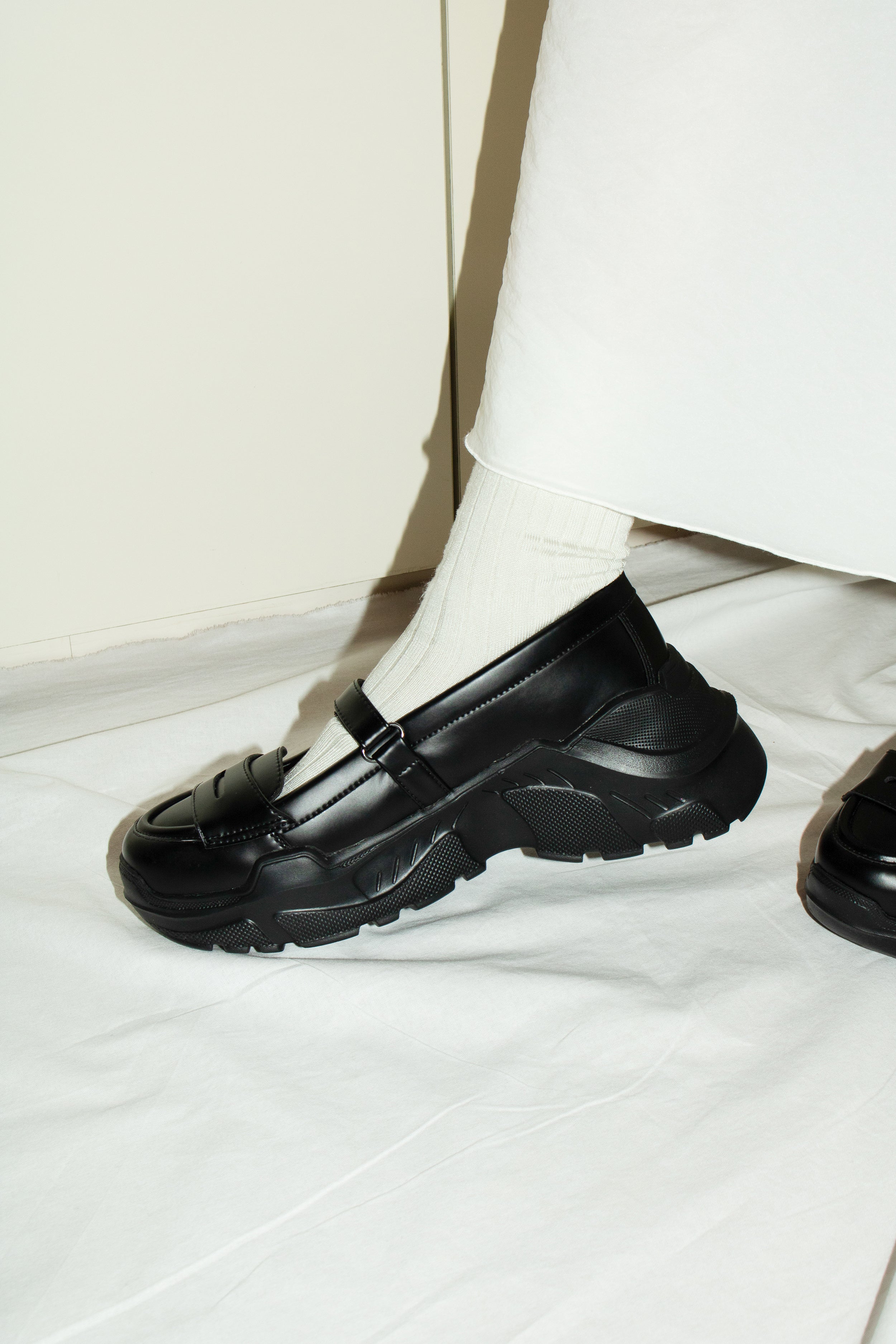 petit faux-leather BK×BK
