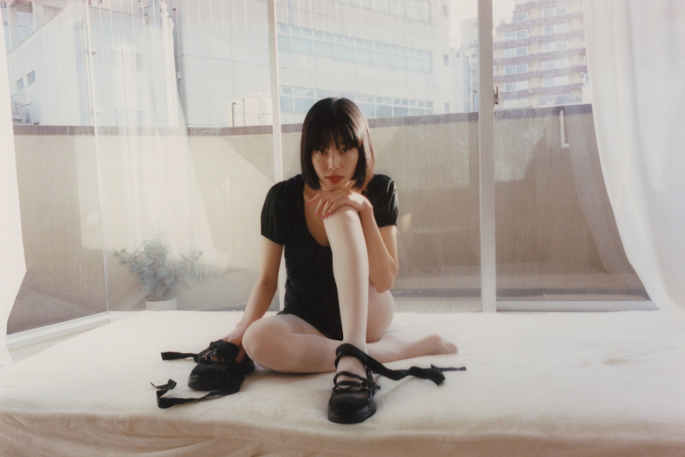 Giselle Mesh Black x Black