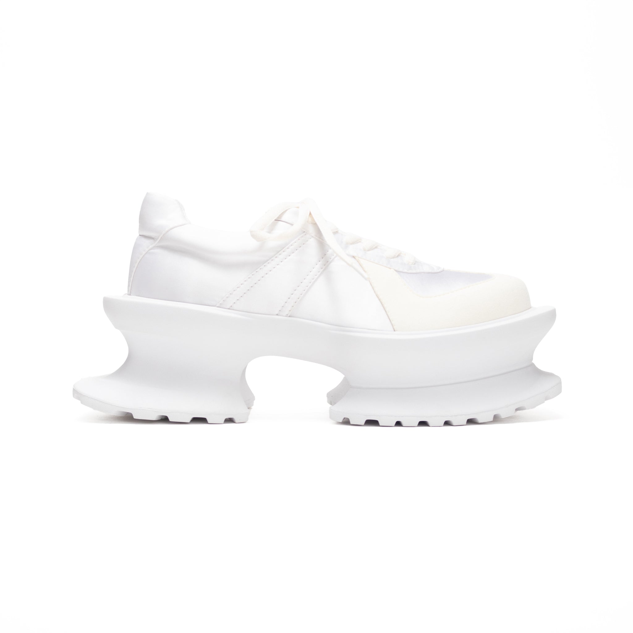 Victoria White Satin x White