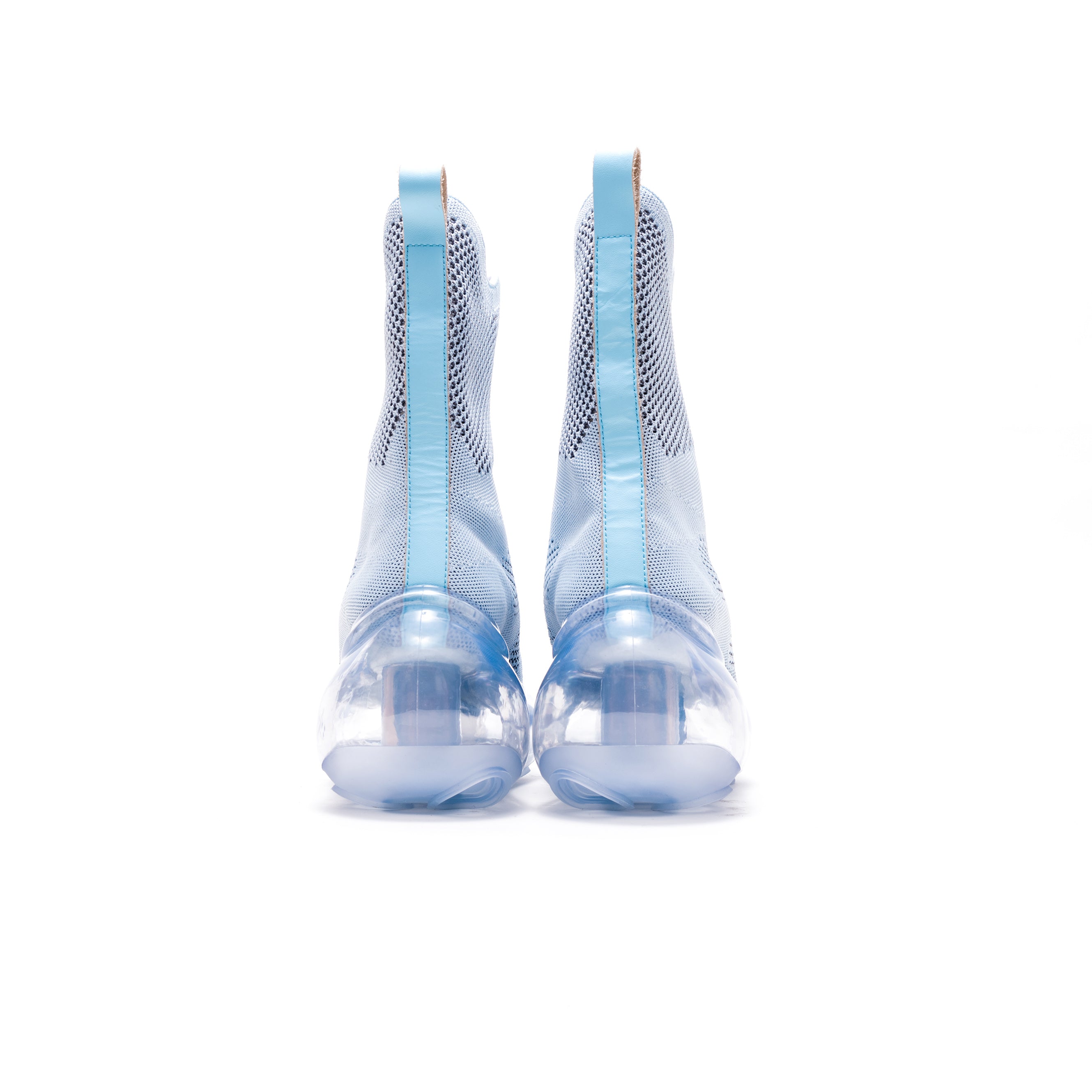 Western knit boots Baby Blue