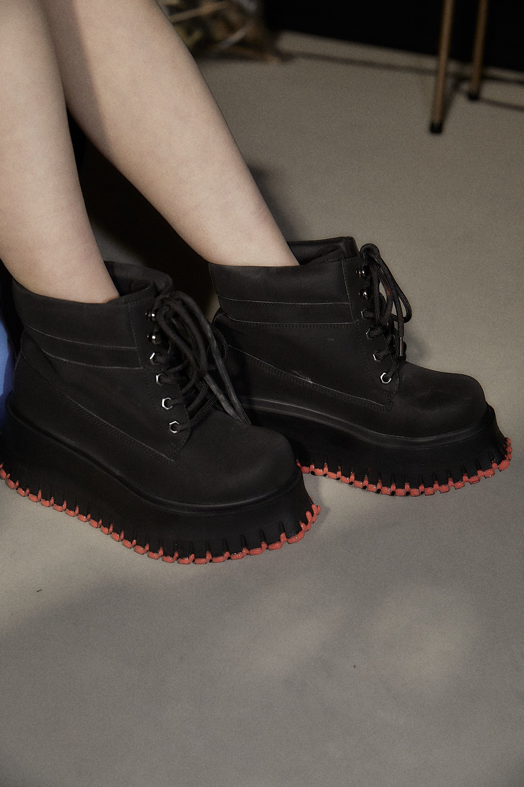 WORKER wide super light weight Black × Orange DIP
