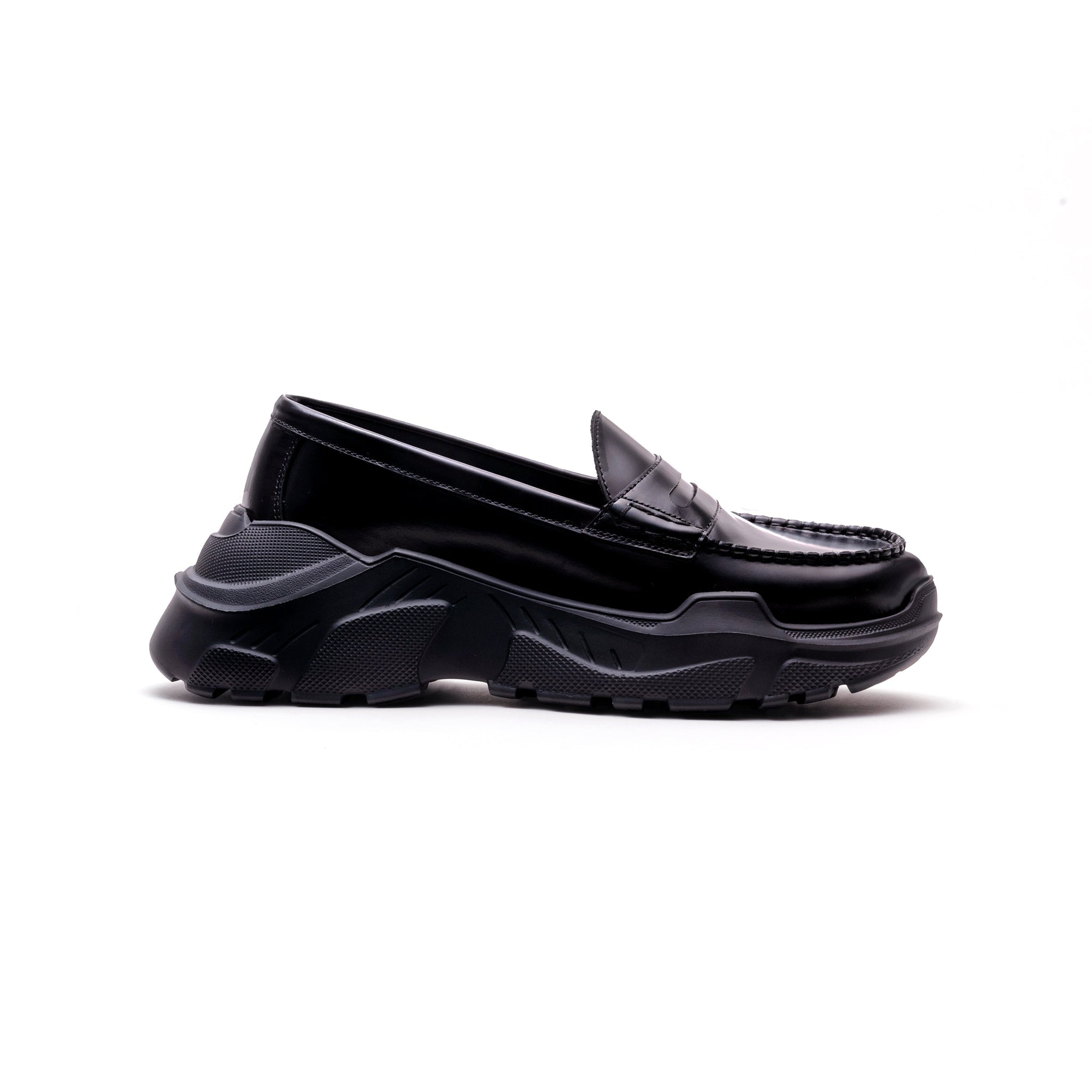 THREE TREASURES X AKIKOAOKI / Giselle Leather × Black Size:38 