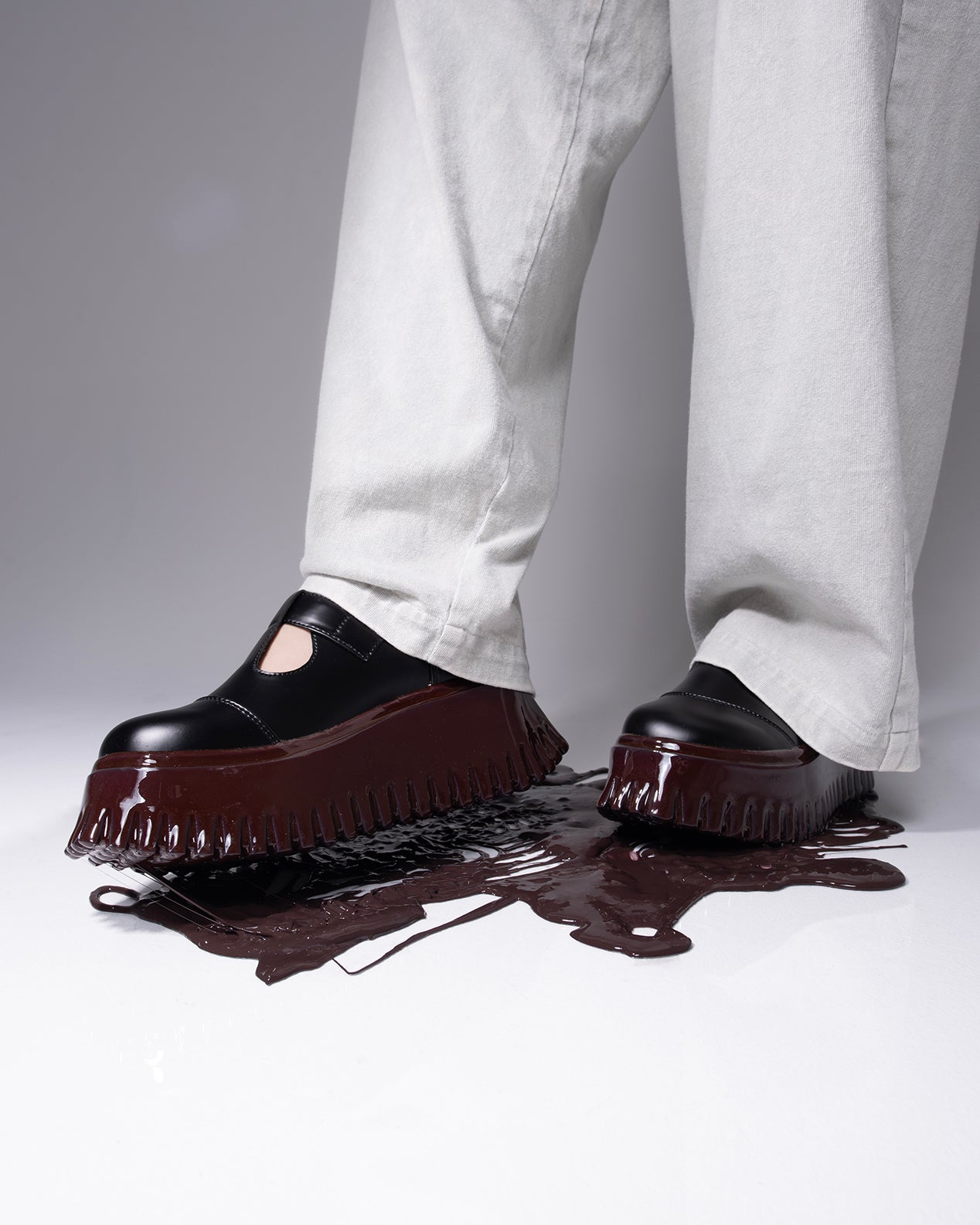 WORKER3 super light weight BLACK× Chocolate DIP