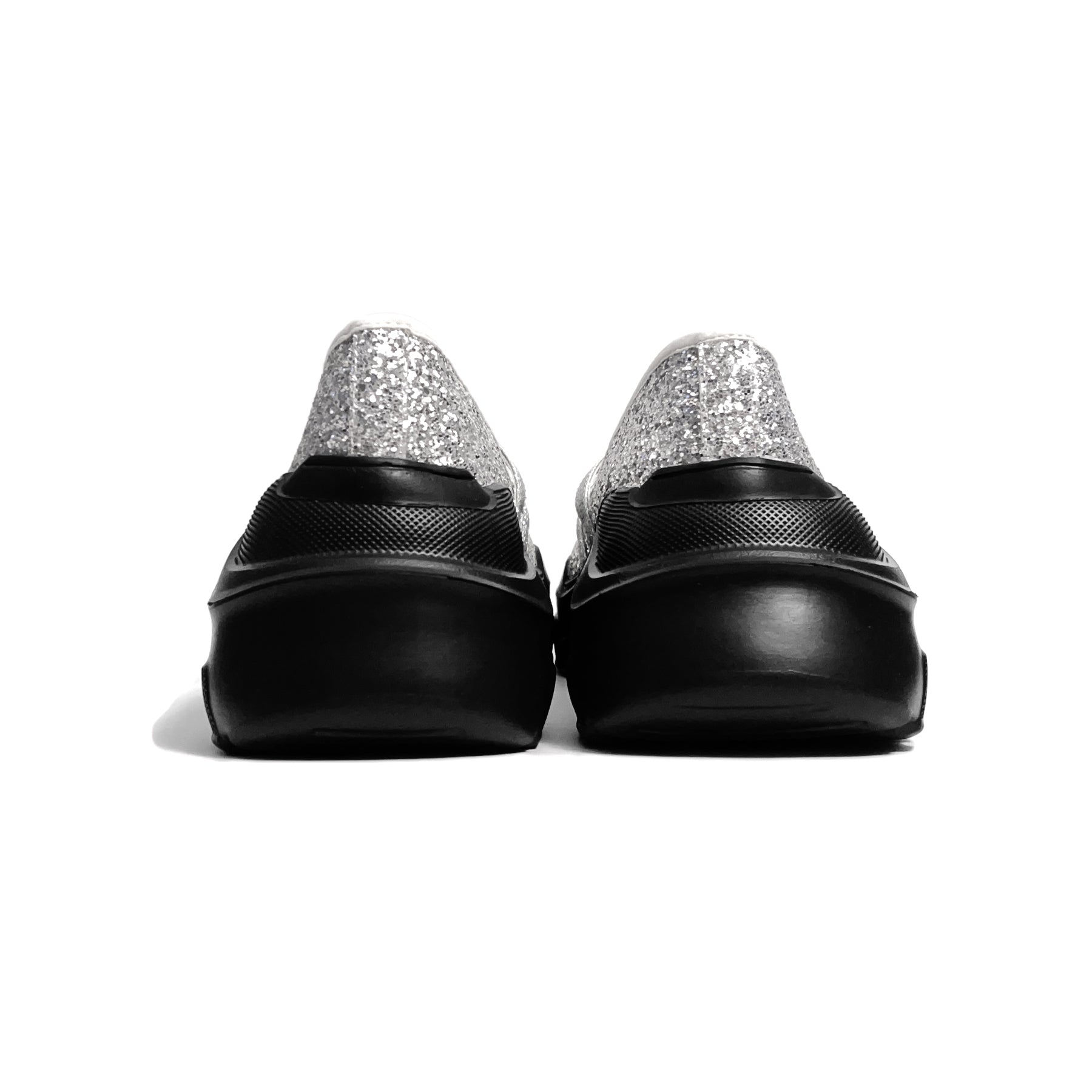 Giselle Silver glitter × Black