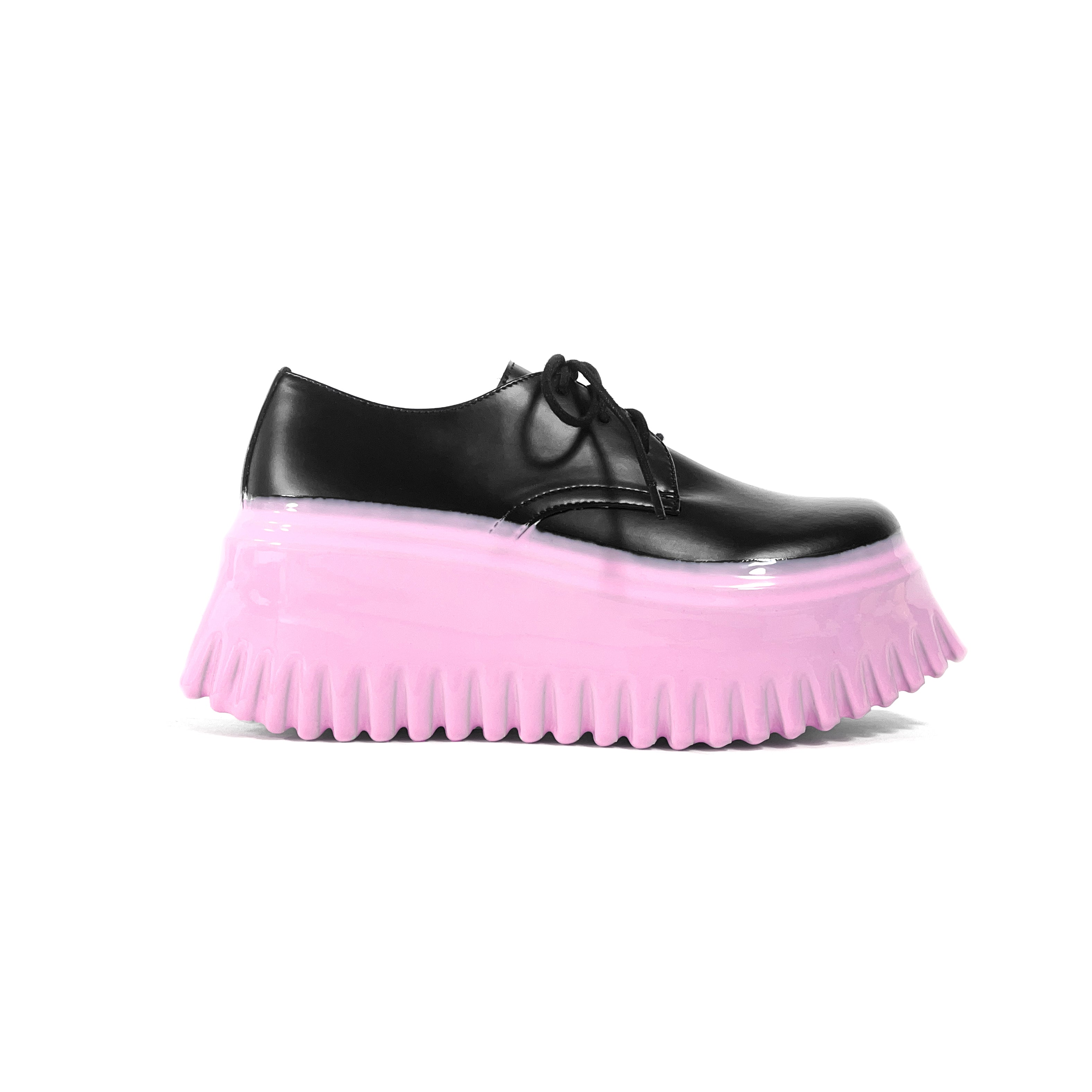 WORKER2 super light weight BLACK× GUM PINK DIP