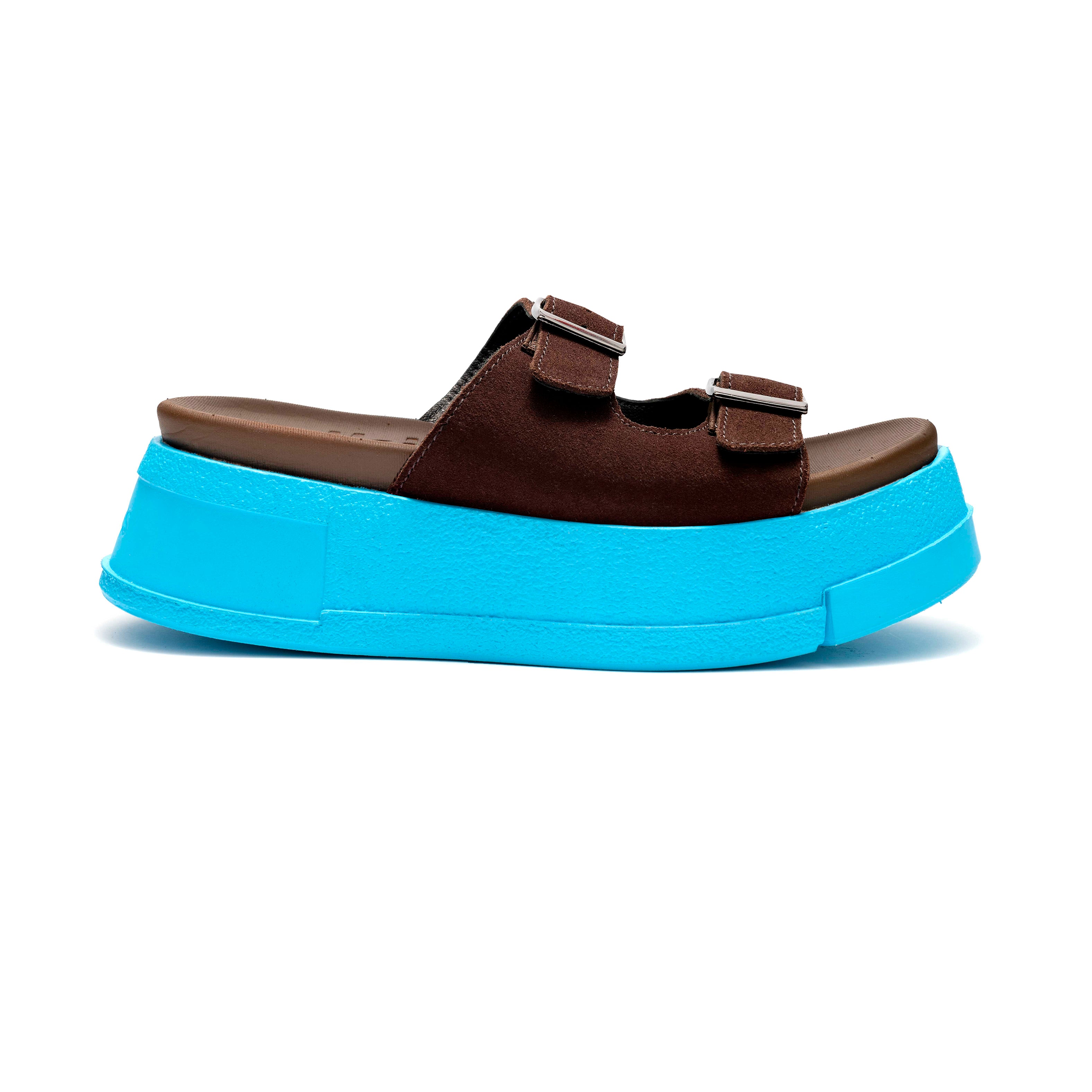 flip flops cruise Brown × Blue