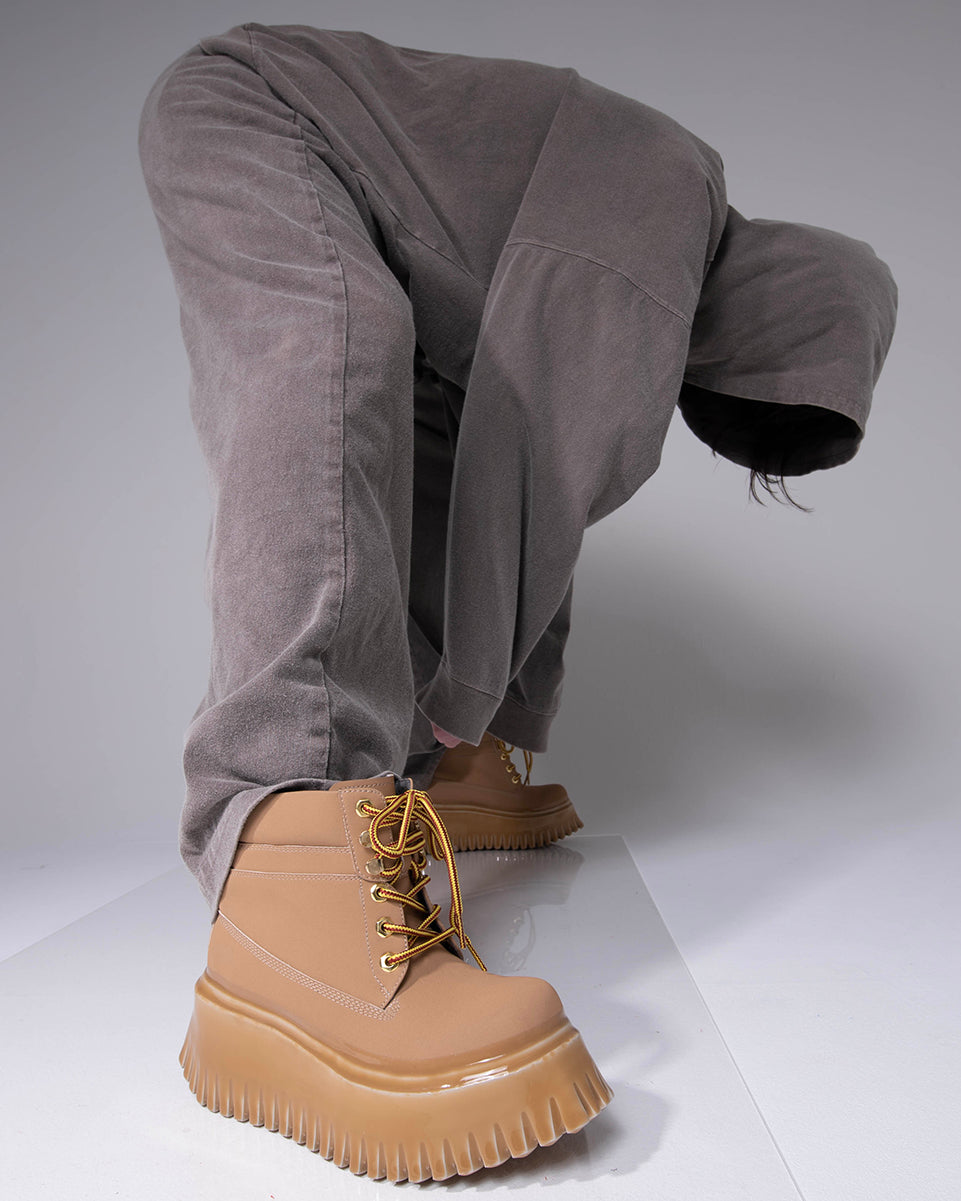 WORKER wide super light weight Light Brown × Sand DIP