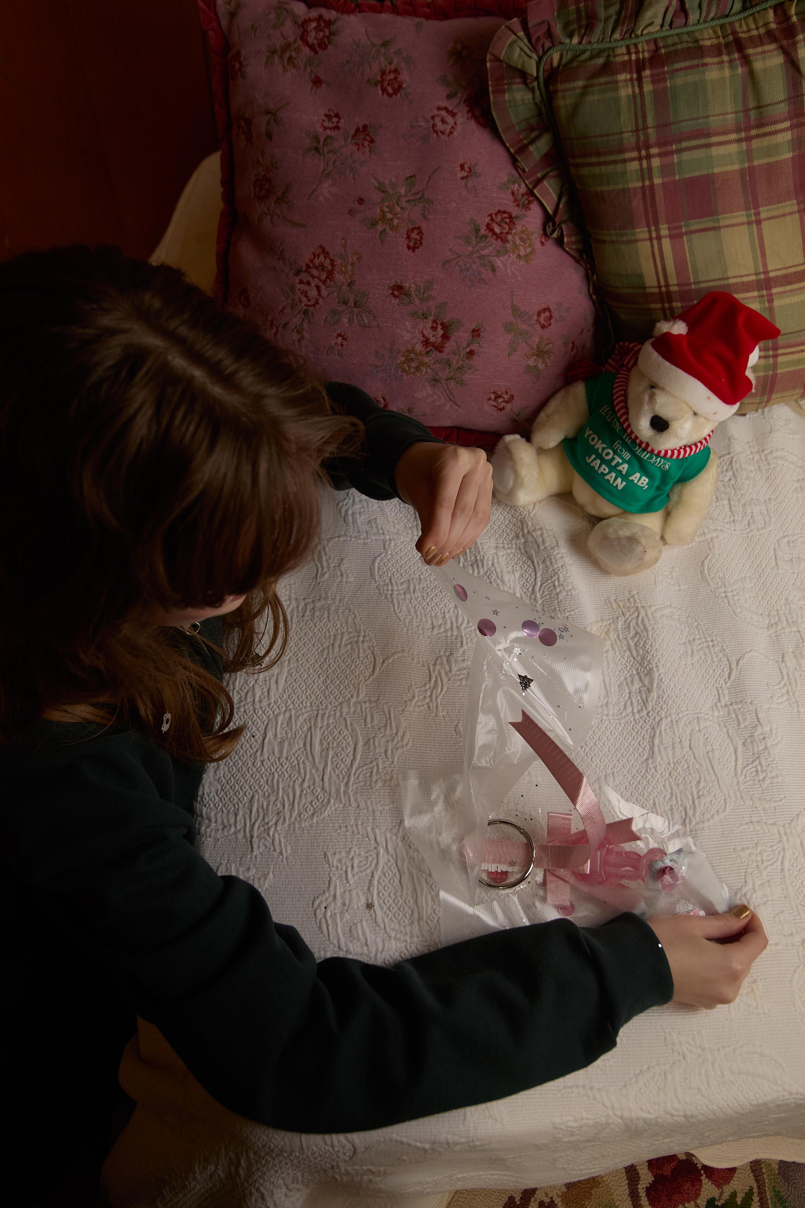 Butterfly Bag Charm Pink