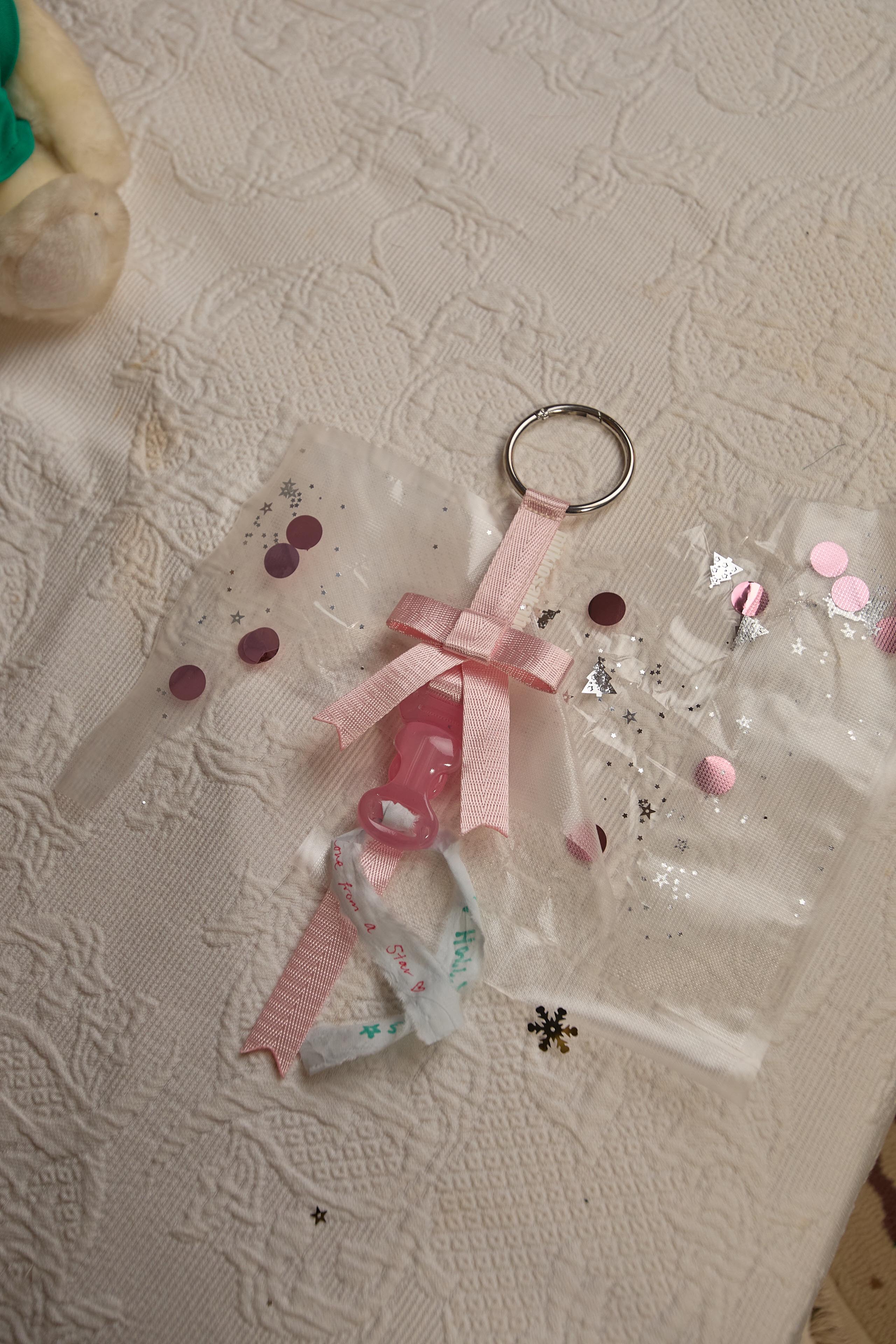 Butterfly Bag Charm Pink