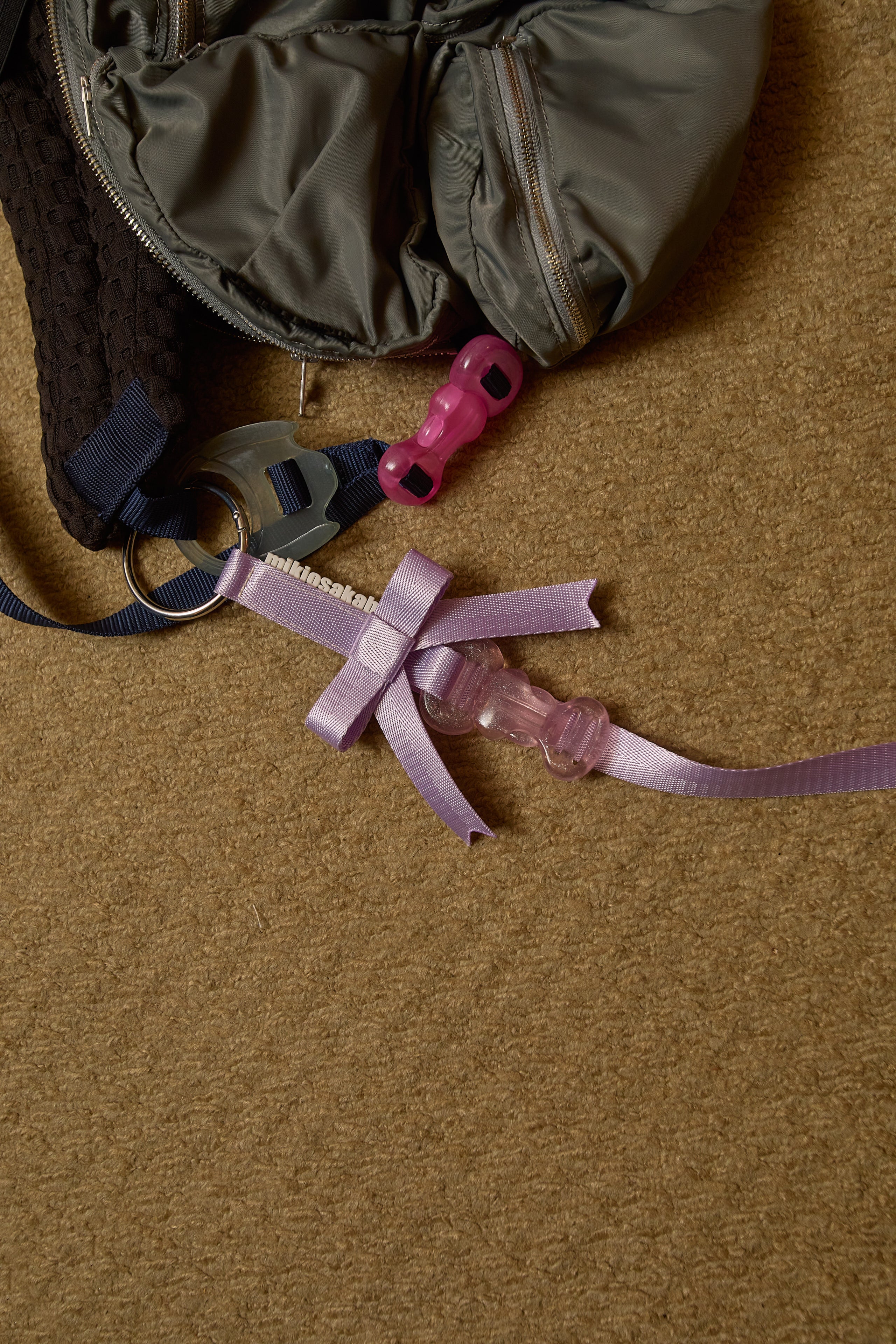 Butterfly Bag Charm Violet