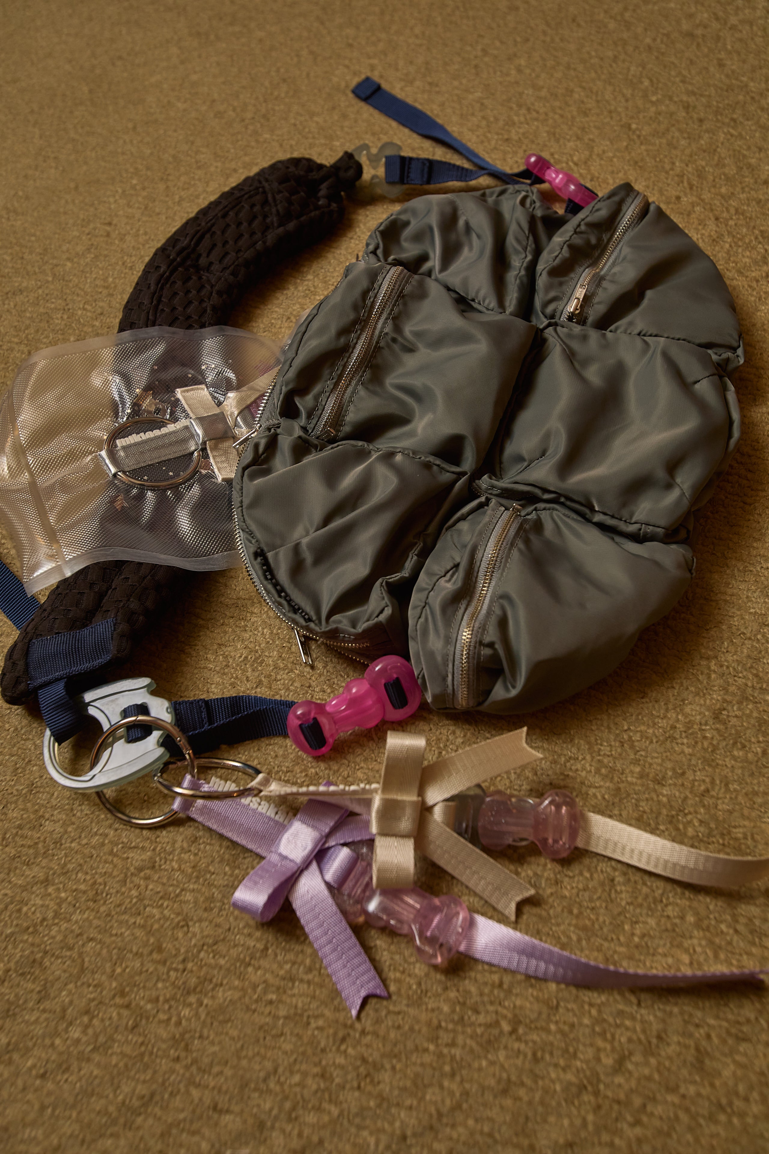 Butterfly Bag Charm Ivory