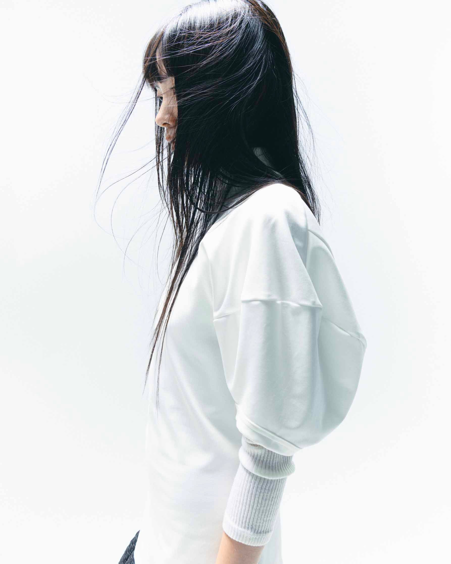 JANE SMITH Shape T shirt (New white)