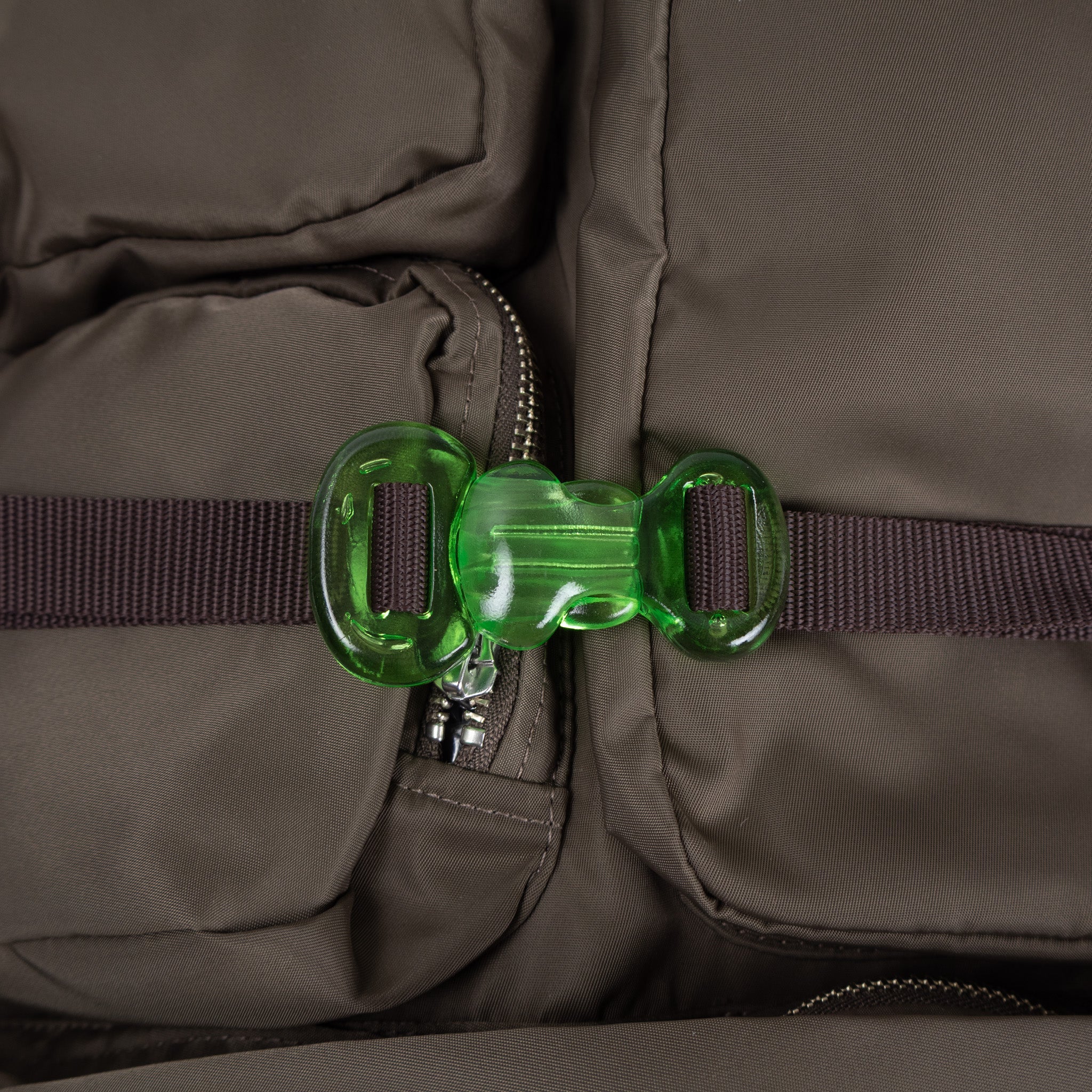 5Pockets Backpack Brown x Brown x Green