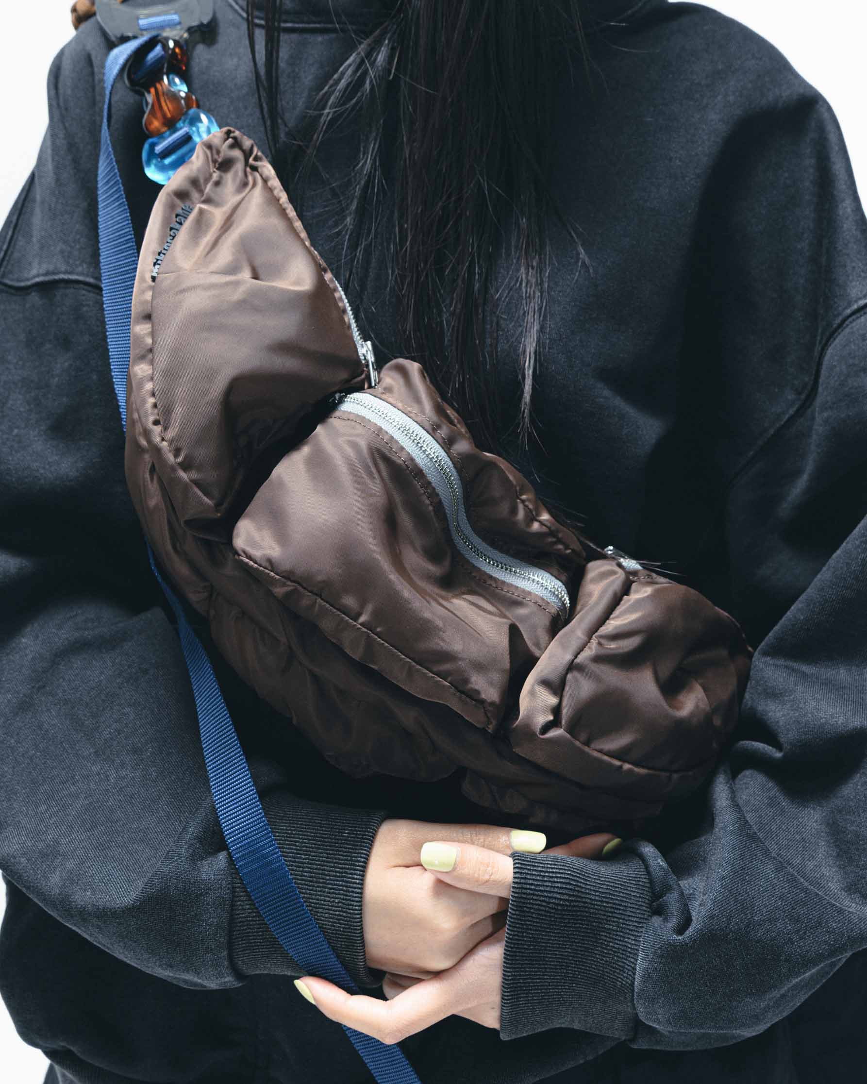 epi Bag Brown x Navy x Blue