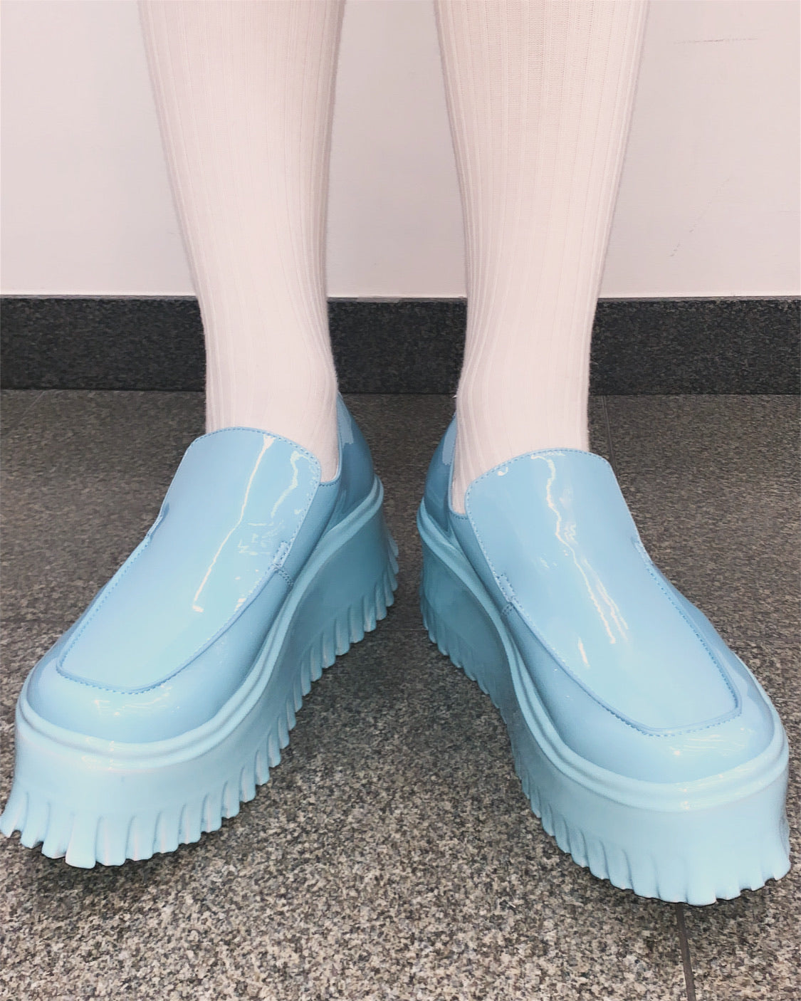 Cream Light blue × Light blue dip